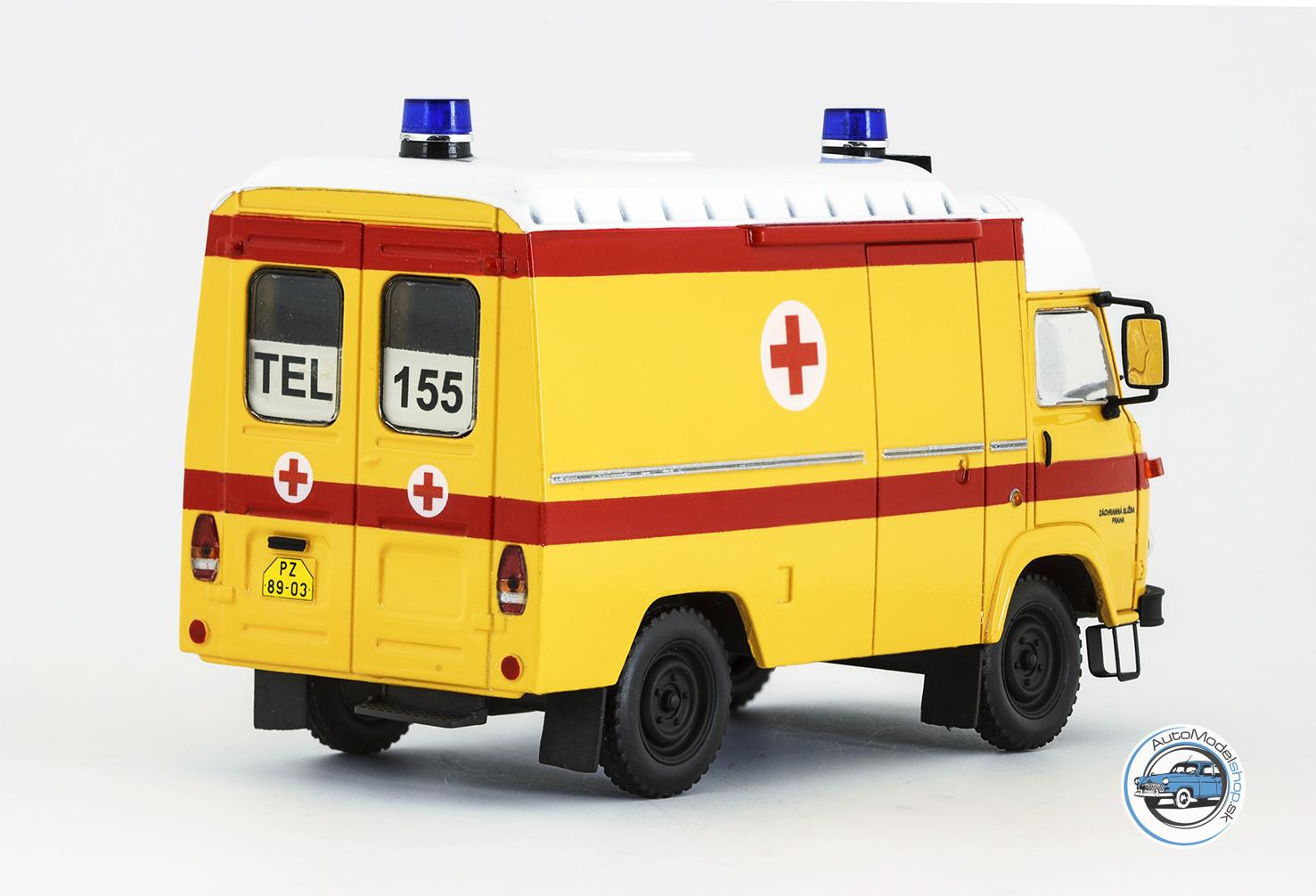 AVIA 21F Furgon AMBULANCE -  Zachranná služba Praha - 1:43 Czech Auto Legend ( limited edition 24 ) - Image 3