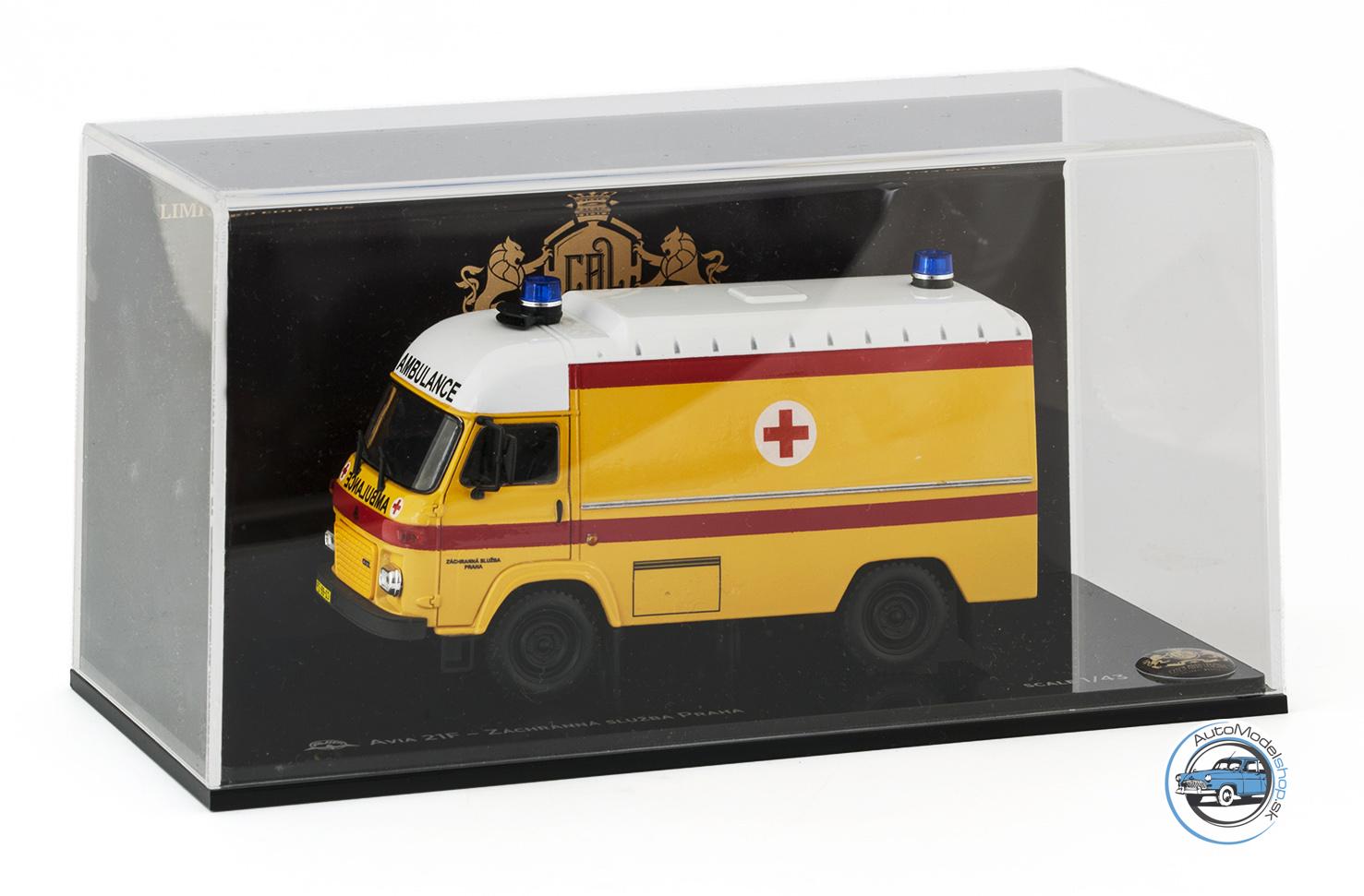 AVIA 21F Furgon AMBULANCE -  Zachranná služba Praha - 1:43 Czech Auto Legend ( limited edition 24 ) - Image 5