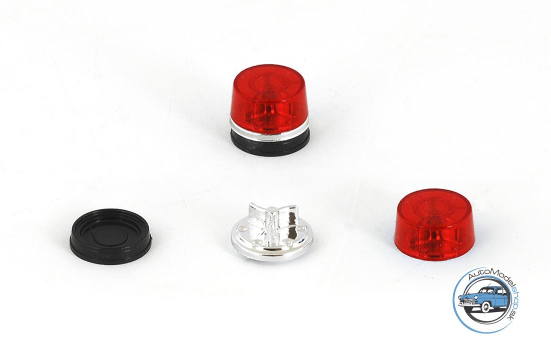 Maják AZD500 bez zvukovodu - červený - 1:43 Czech Auto Legend