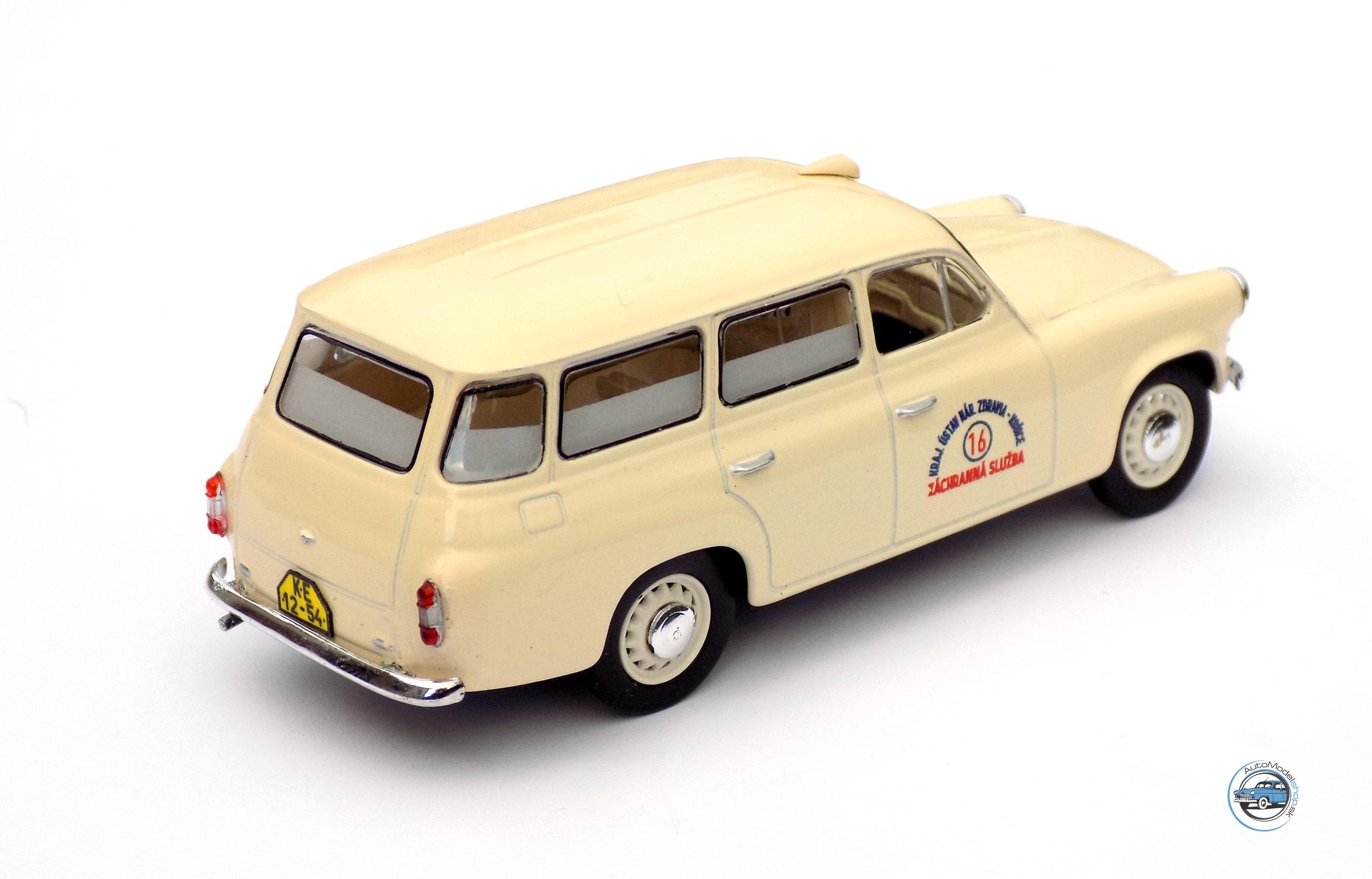 ŠKODA 1202 - Sanitka - Ambulance - Krajský ústav národného zdravia KOŠICE - 1:43 - Image 2