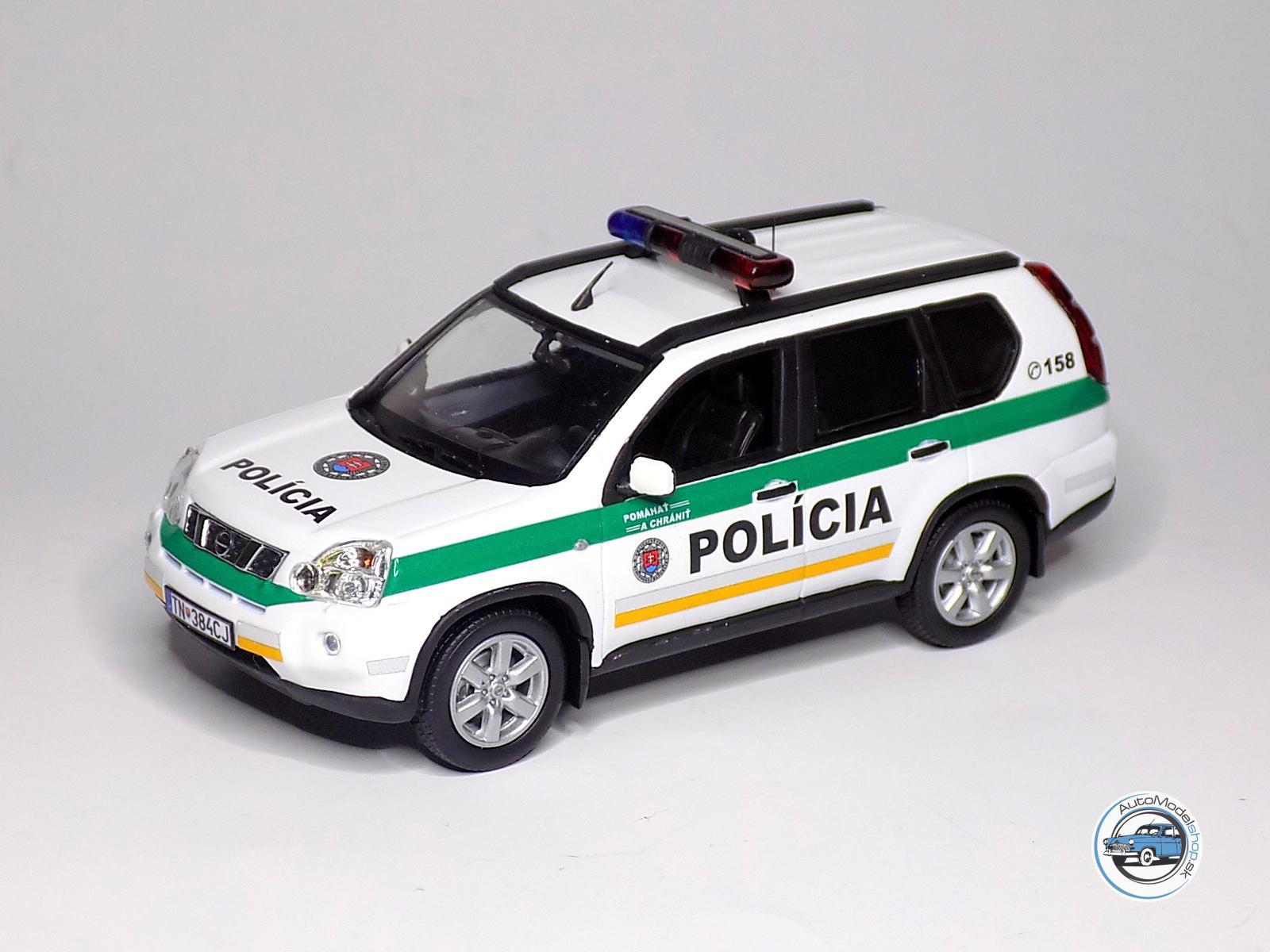 NISSAN X-TRAIL POLÍCIA SR - Kriminalistický technik OKP KR PZ Trenčín - 1:43 Automodelshop