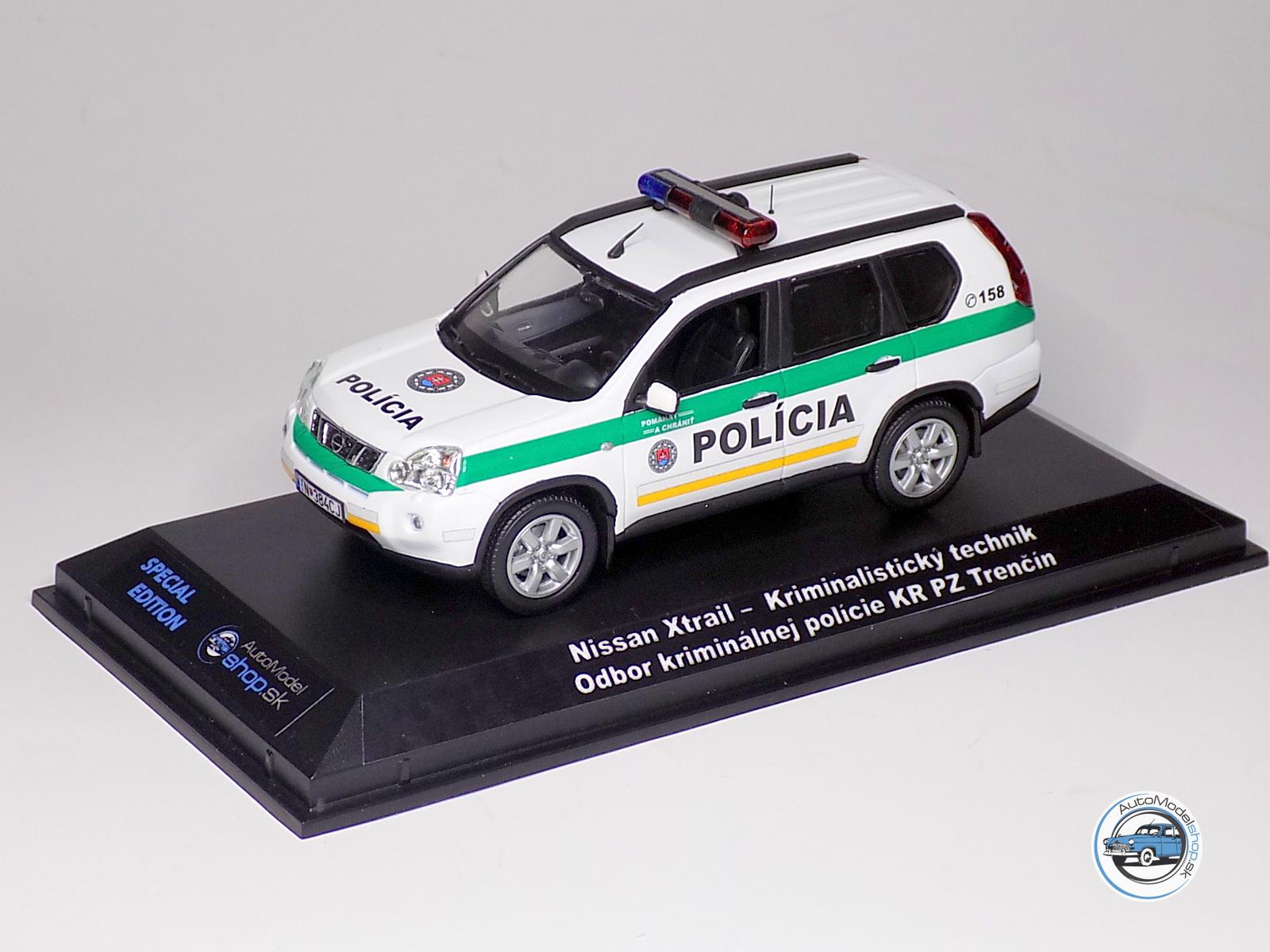 NISSAN X-TRAIL POLÍCIA SR - Kriminalistický technik OKP KR PZ Trenčín - 1:43 Automodelshop - Image 3