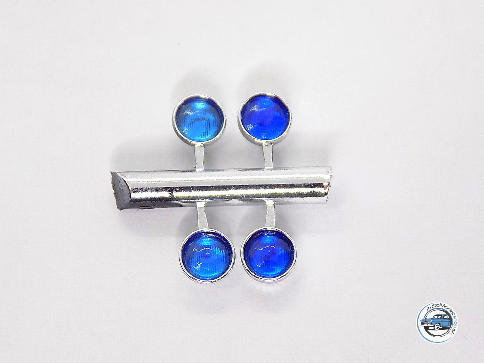 Sada prídavných svetiel - modrá - 4,5mm - CAL