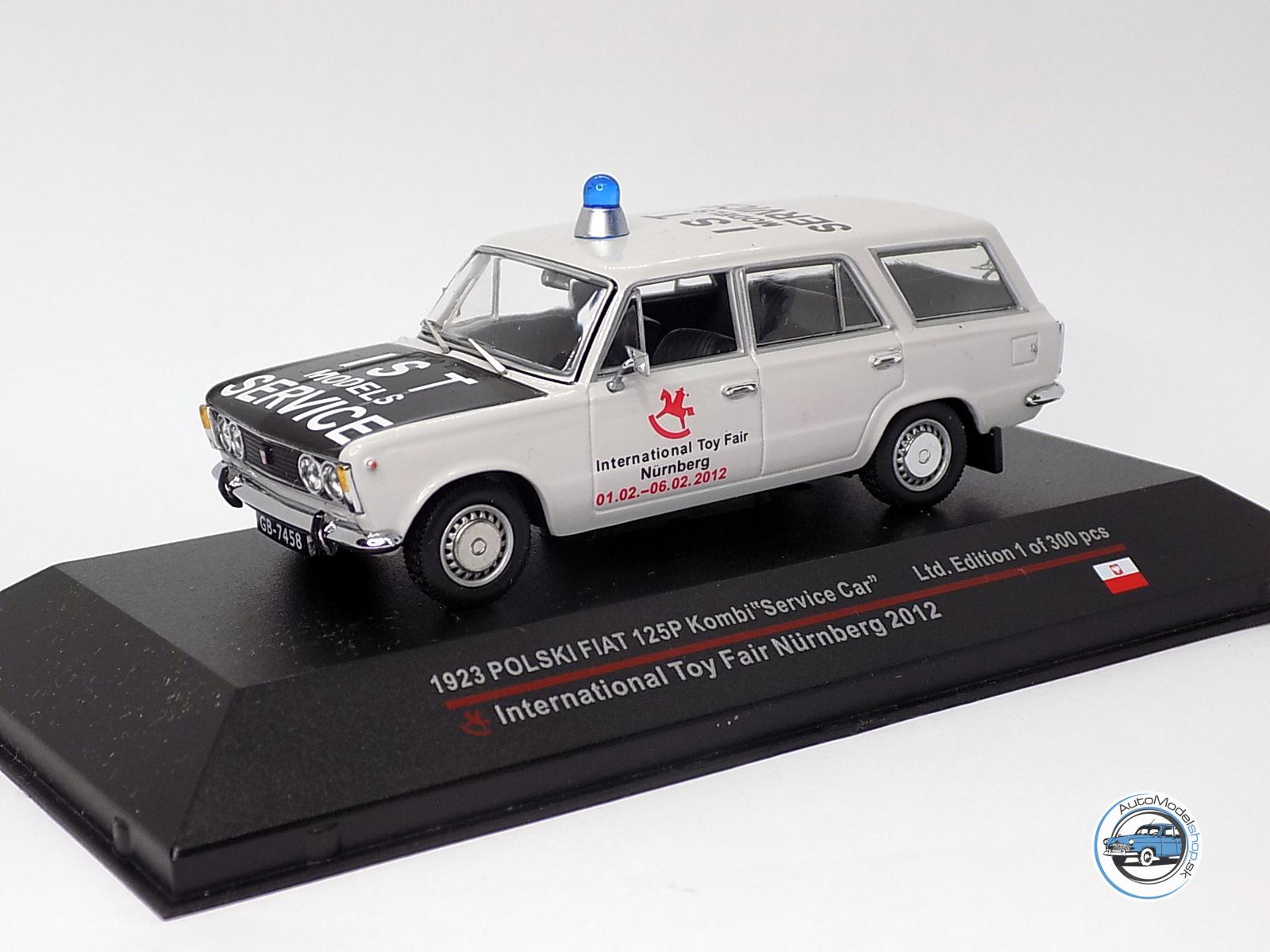 POLSKI FIAT 125P Kombi "Service Car"- Limitovana edícia - 1:43 IST