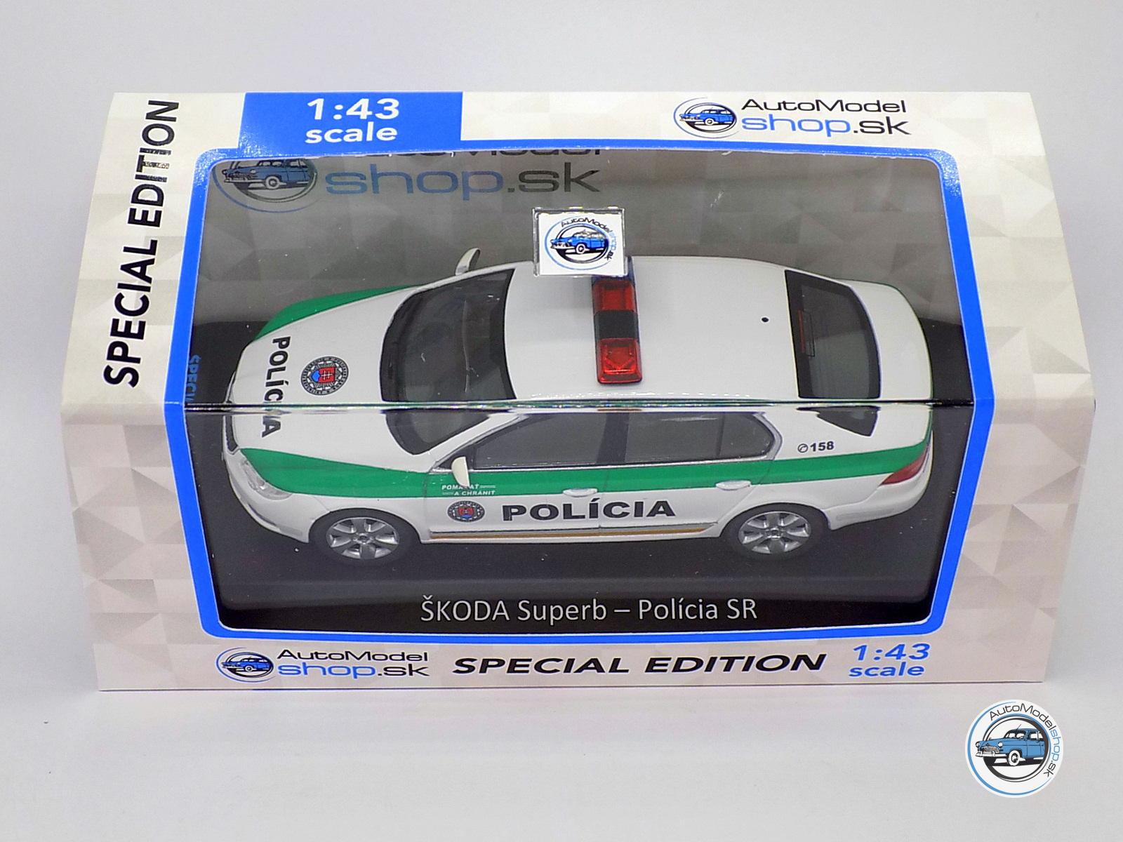 ŠKODA SUPERB II - POLÍCIA SR - Ochrana ústavných činiteľov a diplomatických misii - 1:43 - Image 5