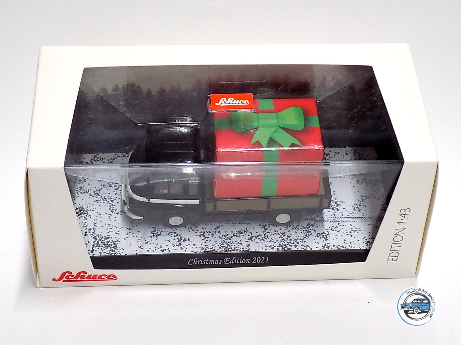 BARKAS B1000 1965 - VIANOČNÁ EDÍCIA 2021 - S POSTAVOU SANTA CLAUS - 1:43 SCHUCO - Image 6