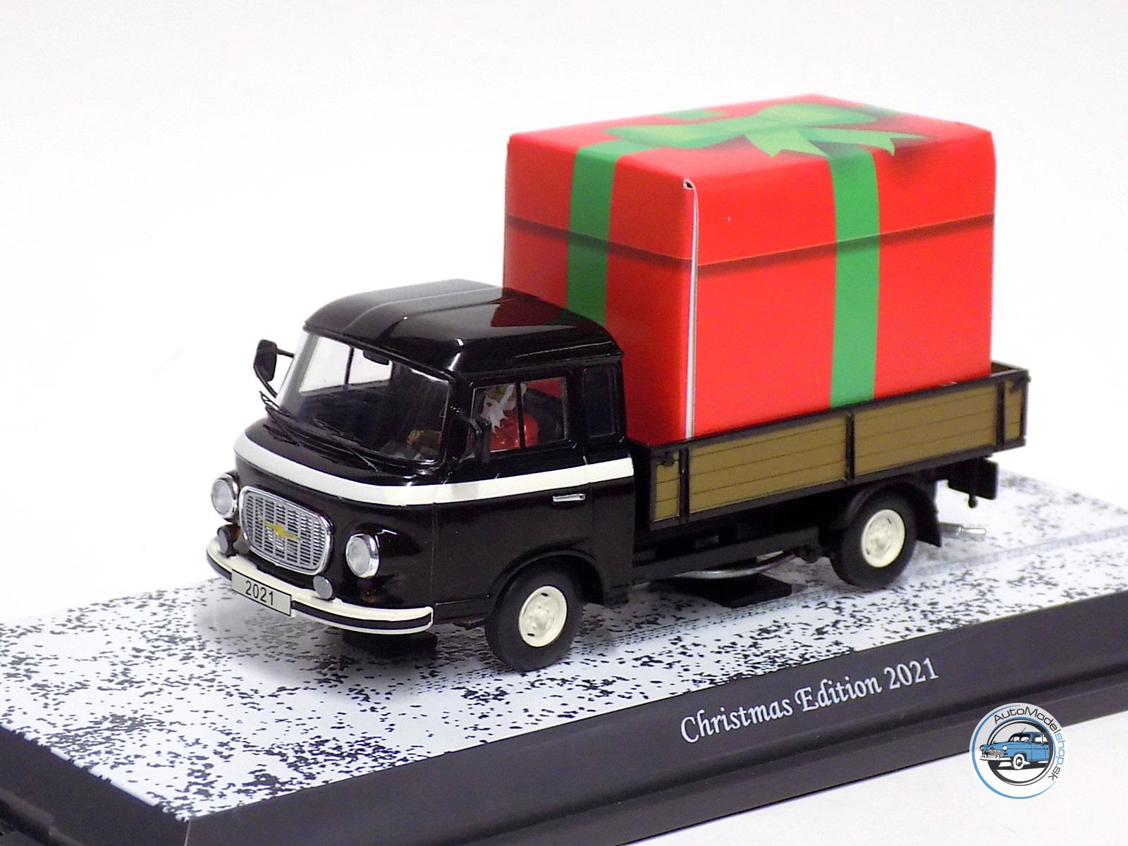 BARKAS B1000 1965 - VIANOČNÁ EDÍCIA 2021 - S POSTAVOU SANTA CLAUS - 1:43 SCHUCO - Image 4