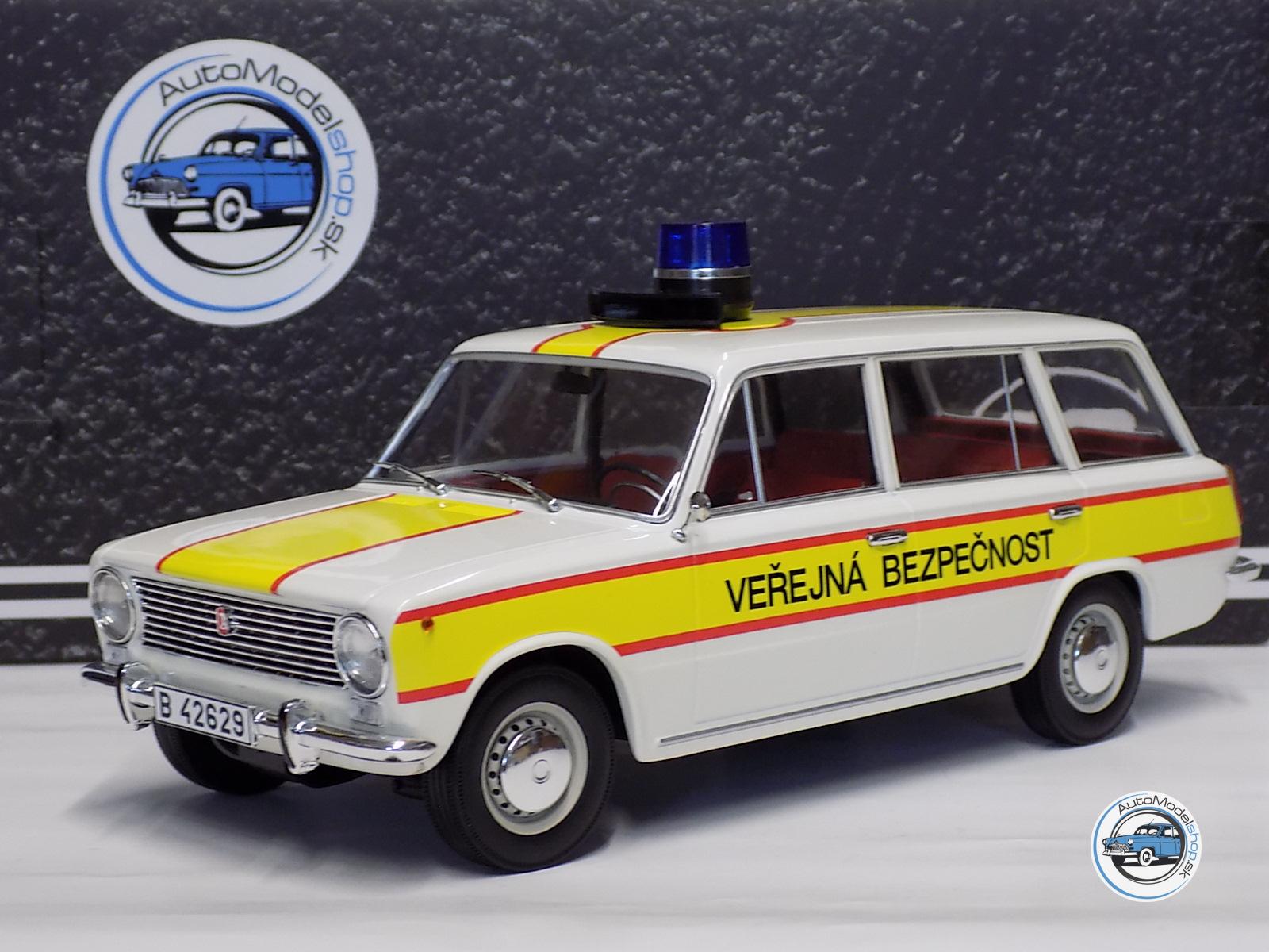 LADA VAZ 2102 VEŘEJNÁ BEZPEČNOST ČSSR - Testovacia verzia 1973 – 1:18 - Image 3