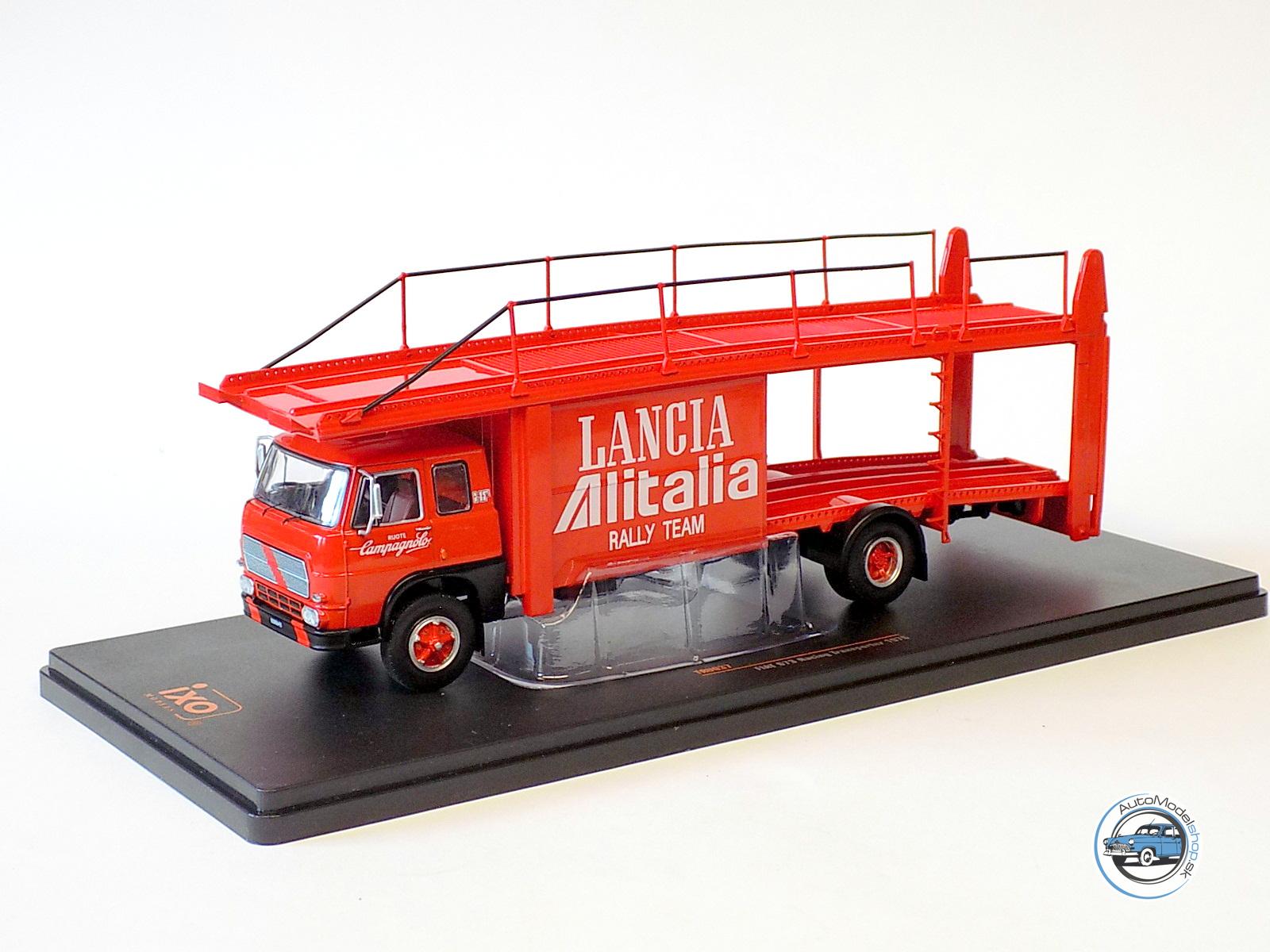 FIAT - 673 TRUCK CAR TRANSPORTER TEAM LANCIA ALITALIA 1976 - 1:43 IXO - Image 6
