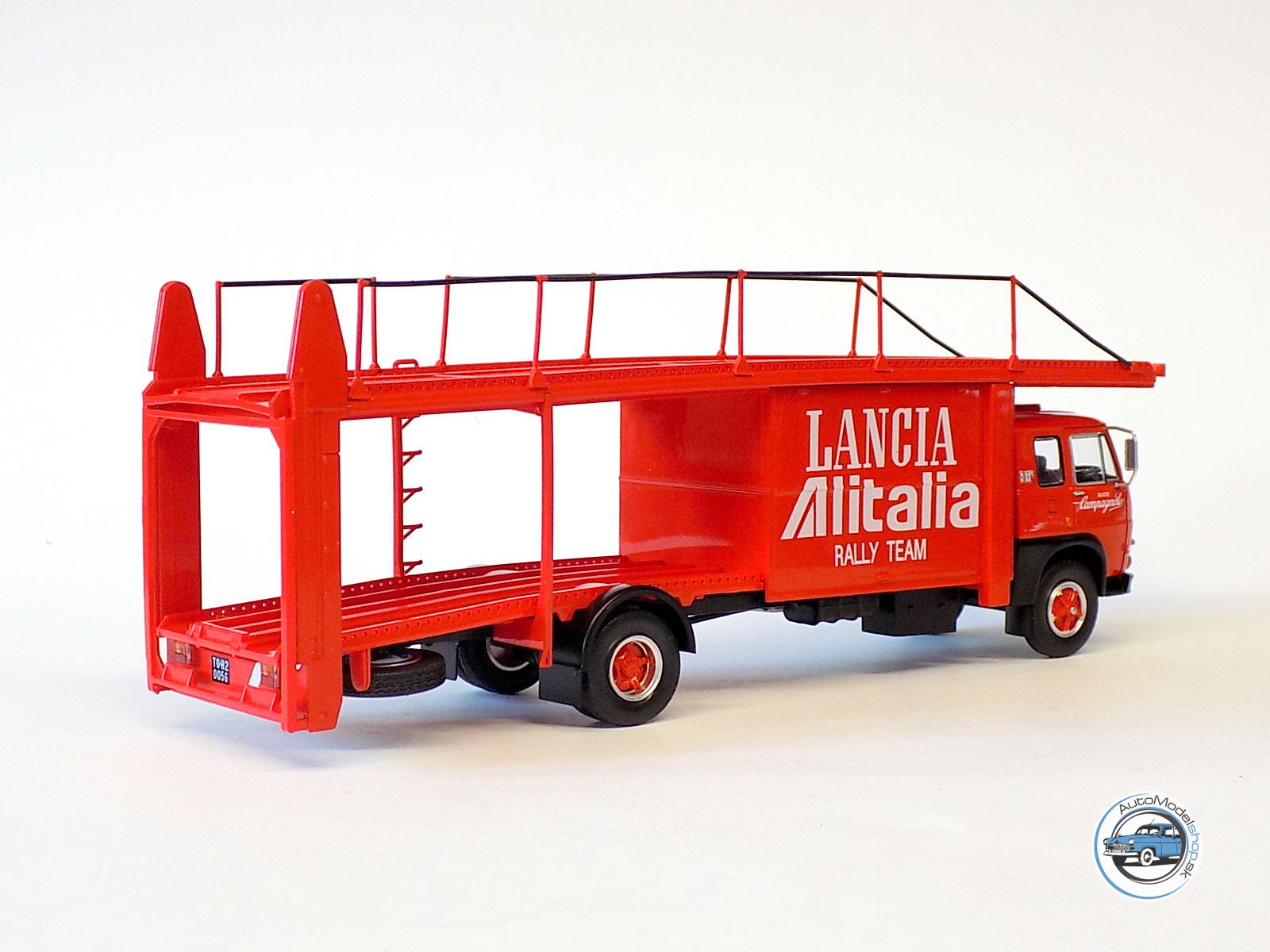 FIAT - 673 TRUCK CAR TRANSPORTER TEAM LANCIA ALITALIA 1976 - 1:43 IXO - Image 2