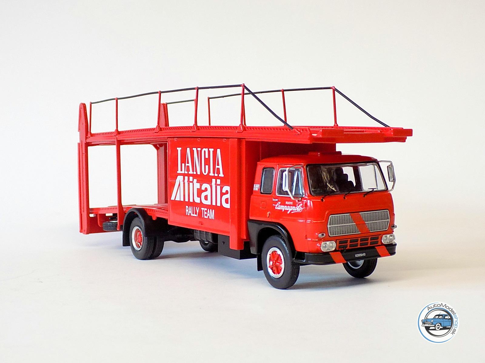 FIAT - 673 TRUCK CAR TRANSPORTER TEAM LANCIA ALITALIA 1976 - 1:43 IXO - Image 3