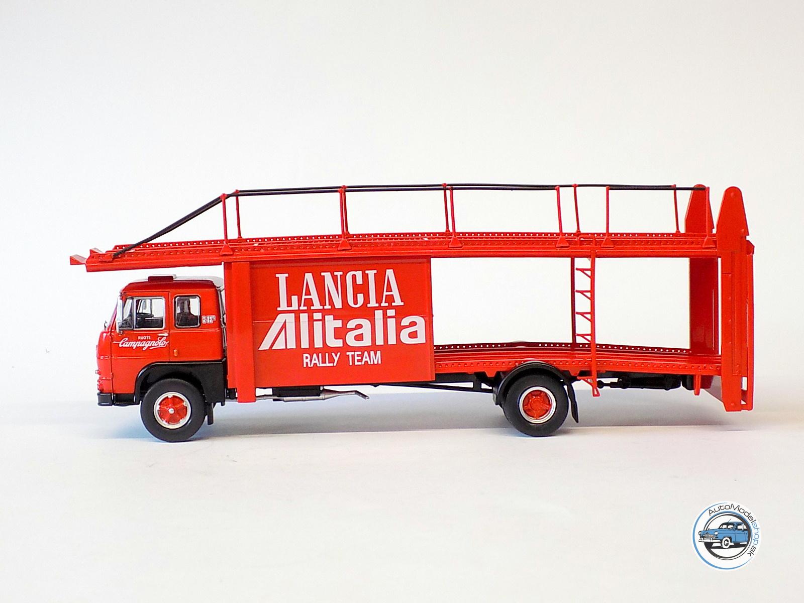 FIAT - 673 TRUCK CAR TRANSPORTER TEAM LANCIA ALITALIA 1976 - 1:43 IXO - Image 5