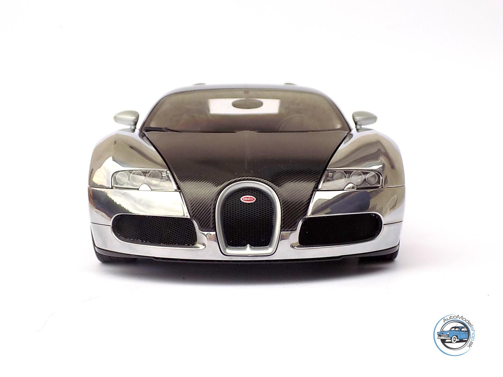 BUGATTI VEYRON 16.4 PUR SANG 2009 BLACK/ALUMINIUM - 1:18 AUTOART - Image 14