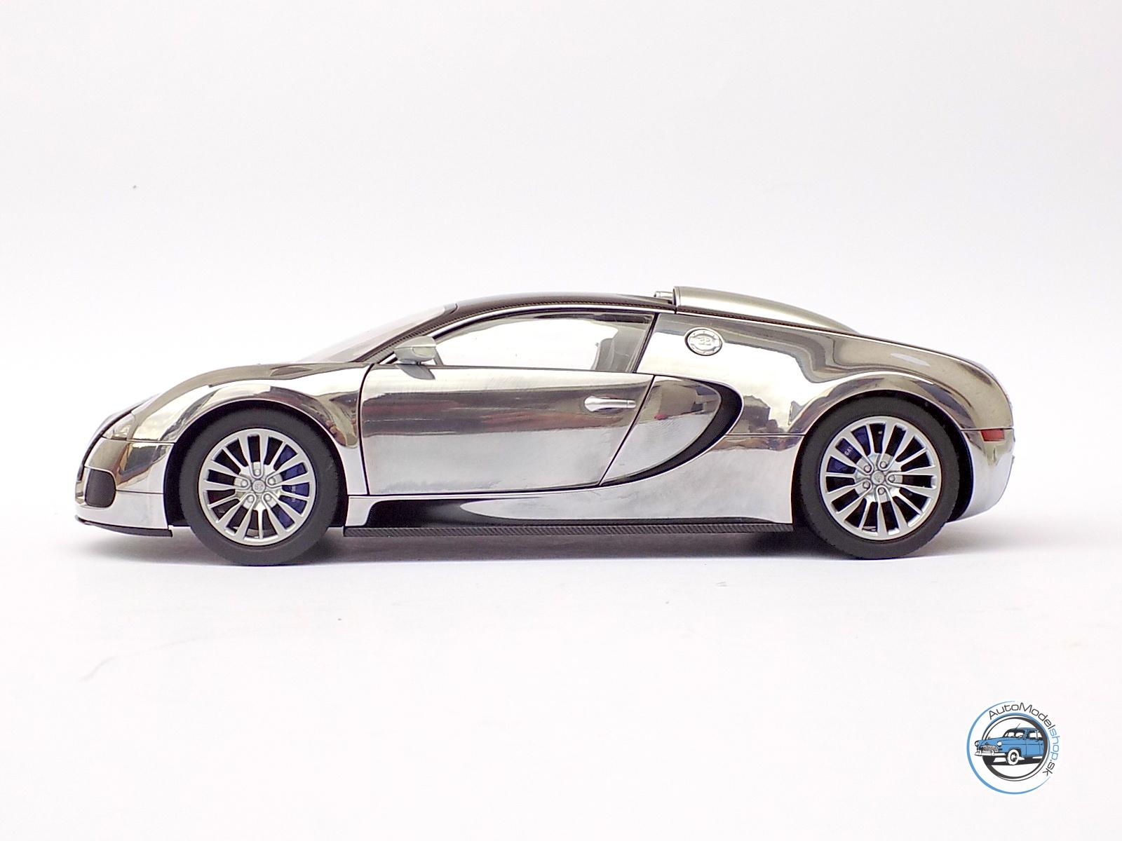 BUGATTI VEYRON 16.4 PUR SANG 2009 BLACK/ALUMINIUM - 1:18 AUTOART - Image 15