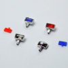 Sada svetiel PAL staré - Chrómové – červené/modré – 1:43 CAL - Image 2