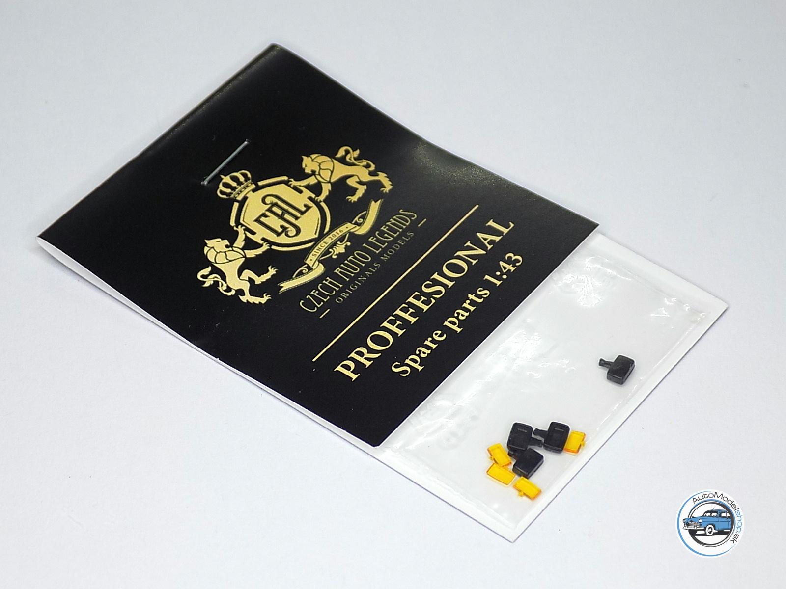 Sada svetiel PAL-Nové -čierne – žlté – 1:43 CAL - Image 2