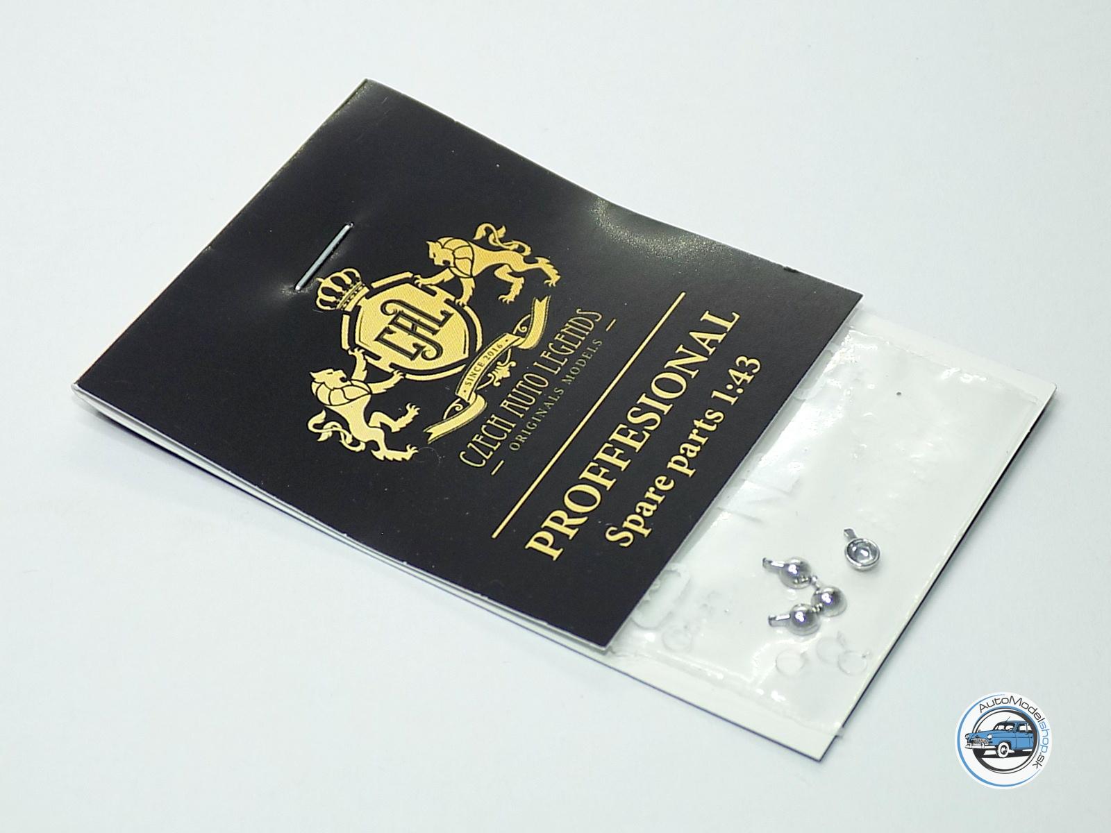 Sada prídavných svetiel 2,9 mm - Chrómové číre - 1:43 CAL - Image 4