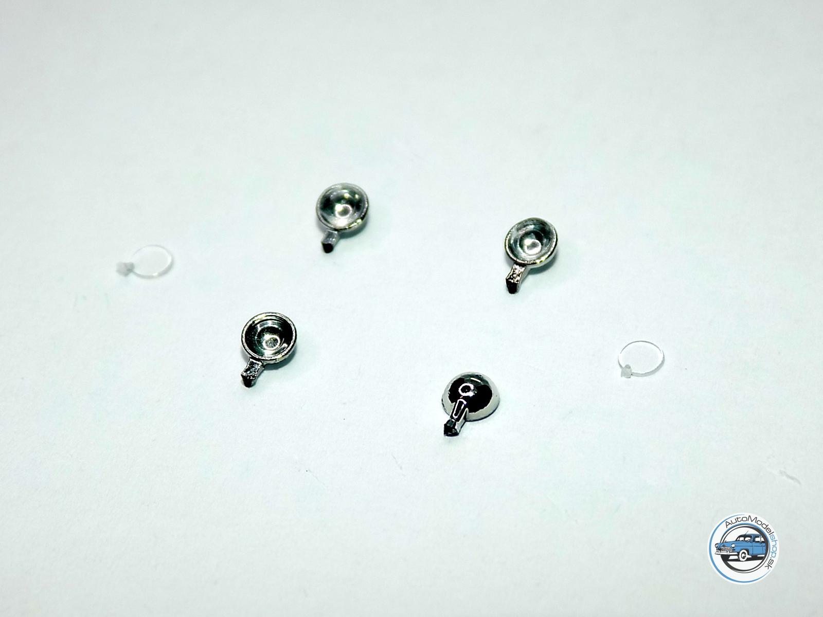 Sada prídavných svetiel 2,9 mm - Chrómové číre - 1:43 CAL - Image 2