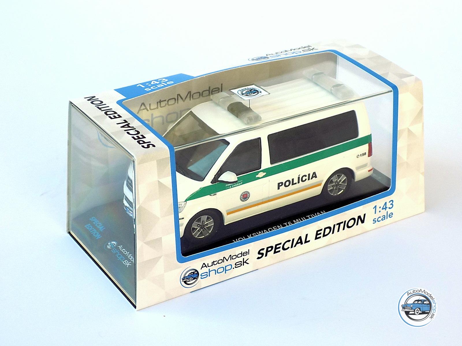VOLKSWAGEN T6 MULTIVAN - Okresný dopravný inšpektorát KR PZ v Nitre - 1:43 Ixo / Automodelshop.sk - Image 6