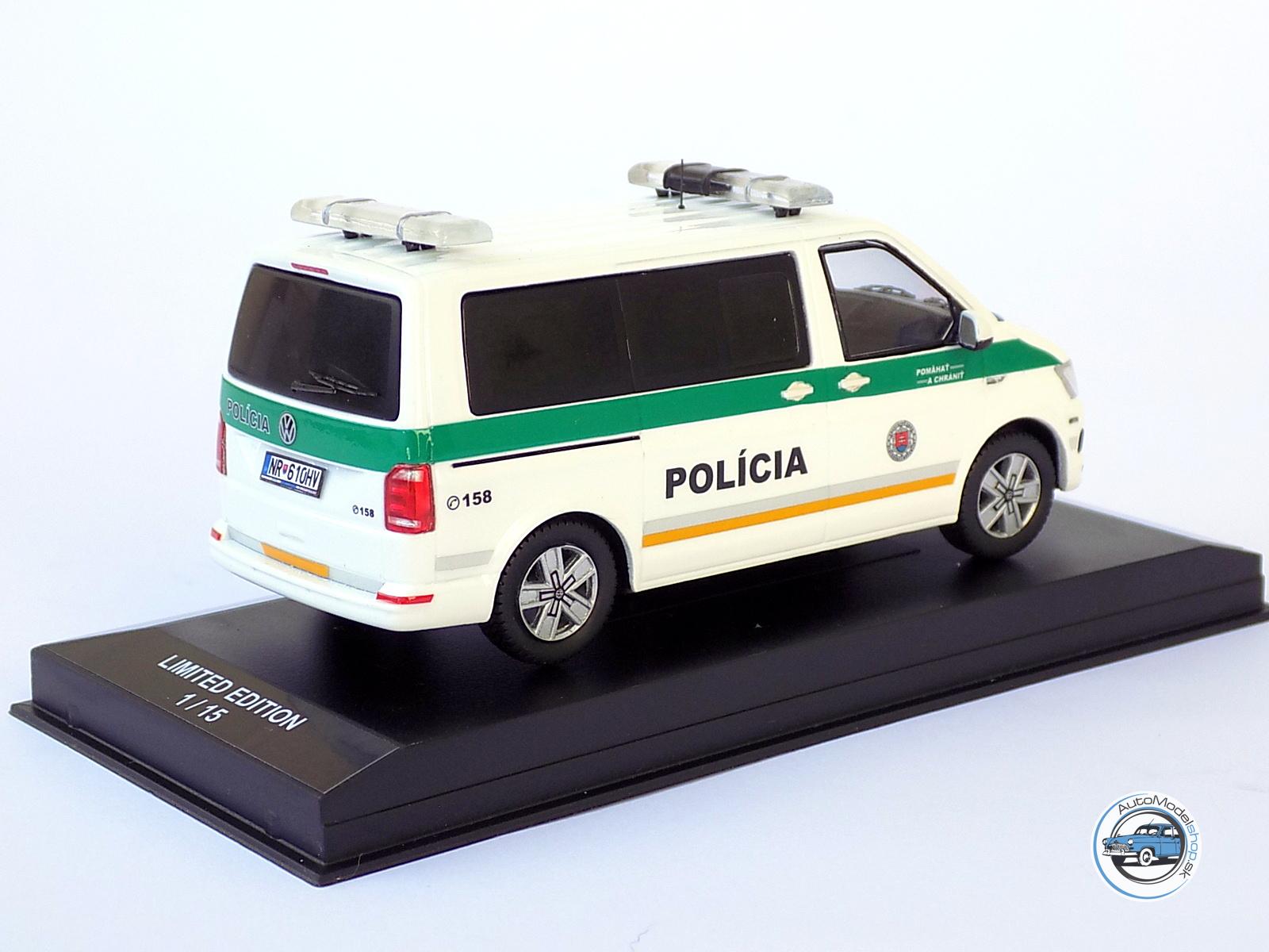 VOLKSWAGEN T6 MULTIVAN - Okresný dopravný inšpektorát KR PZ v Nitre - 1:43 Ixo / Automodelshop.sk - Image 4