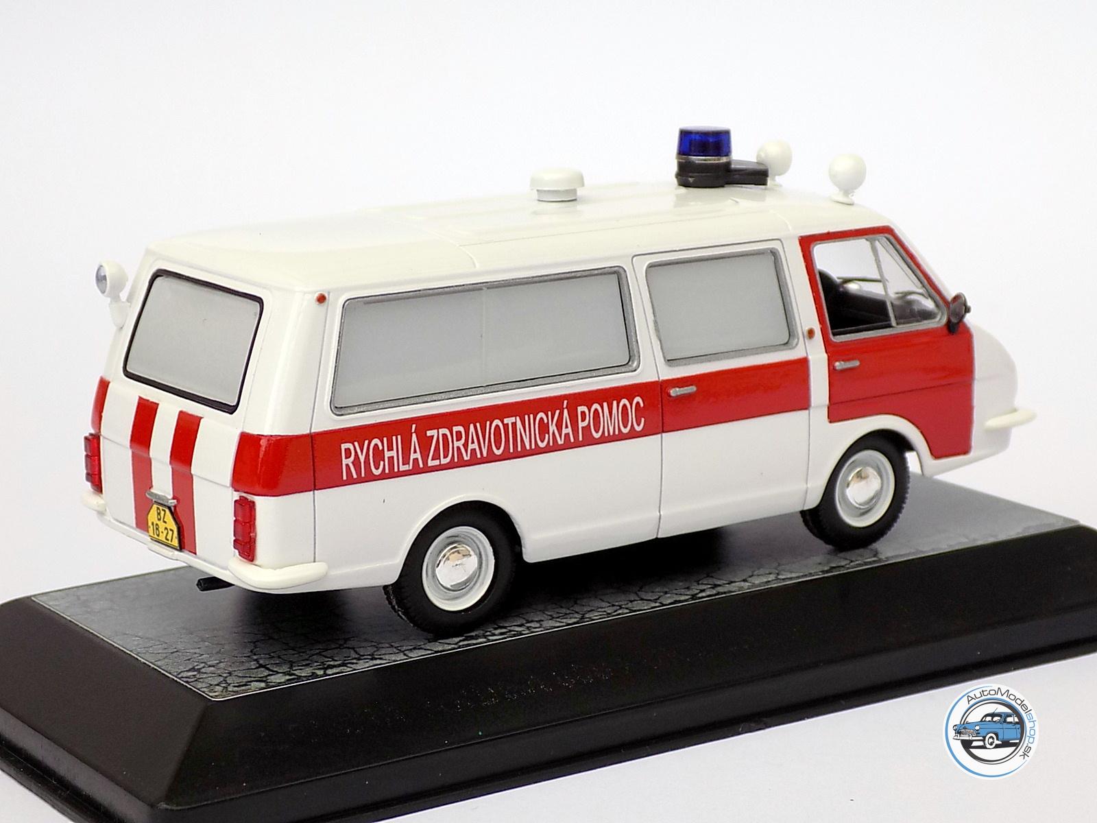RAF LATVIA ( sanitka - ambulance ) - ZÁCHRANNÁ SLUŽBA KÚNZ BRNO - 1:43 CZECH AUTO LEGEND - Image 3