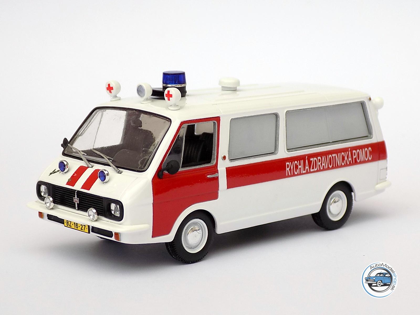 RAF LATVIA ( sanitka - ambulance ) - ZÁCHRANNÁ SLUŽBA KÚNZ BRNO - 1:43 CZECH AUTO LEGEND - Image 4
