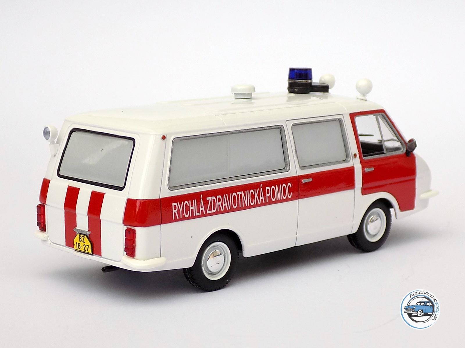 RAF LATVIA ( sanitka - ambulance ) - ZÁCHRANNÁ SLUŽBA KÚNZ BRNO - 1:43 CZECH AUTO LEGEND - Image 5