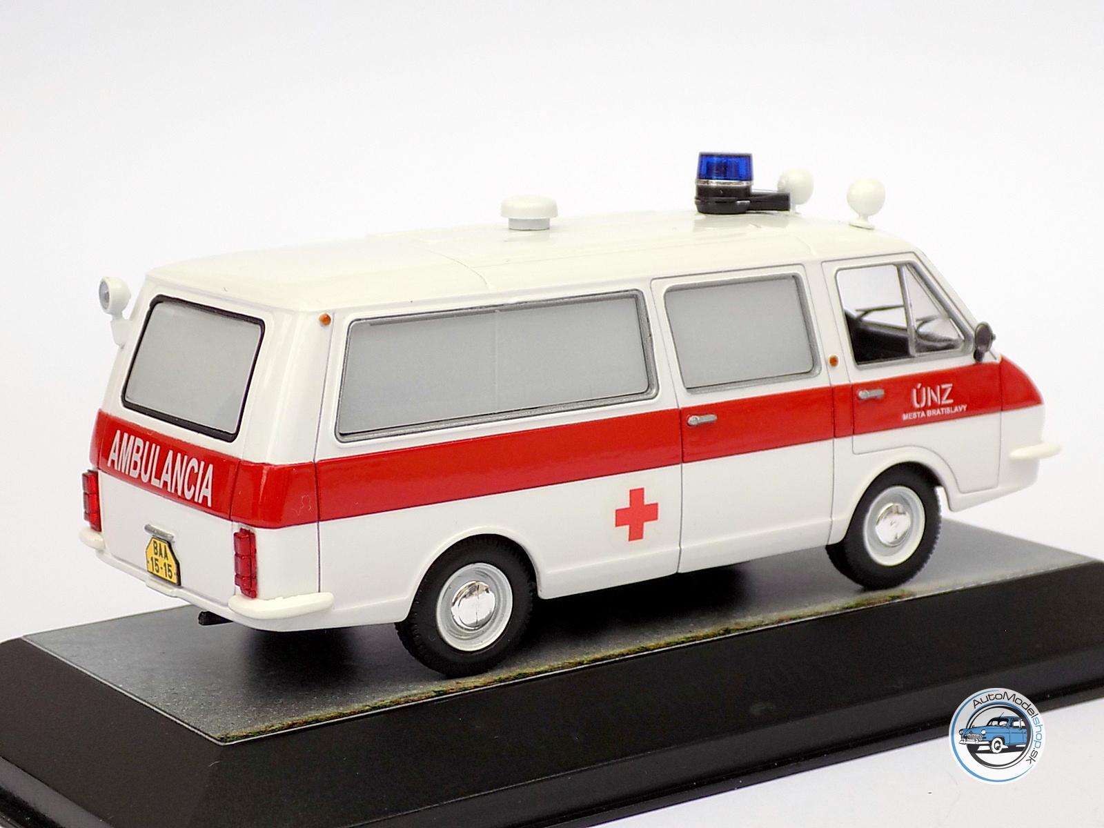 RAF LATVIA ( sanitka - ambulance ) – ZÁCHRANNÁ SLUŽBA KÚNZ BRATISLAVA   – 1:43 CZECH AUTO LEGEND - Image 3