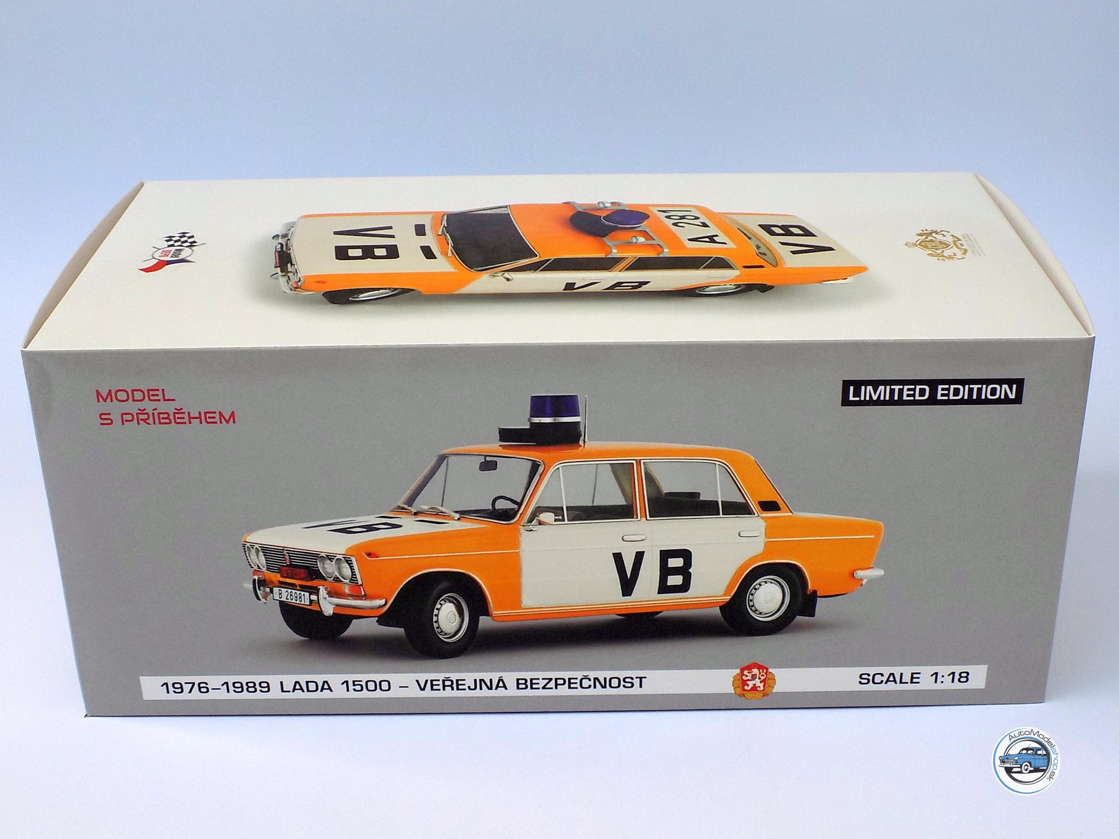 LADA VAZ 2103 VB - Mestská správa ZNB BRATISLAVA - 1:18 CAL / Automodelshop - Image 6