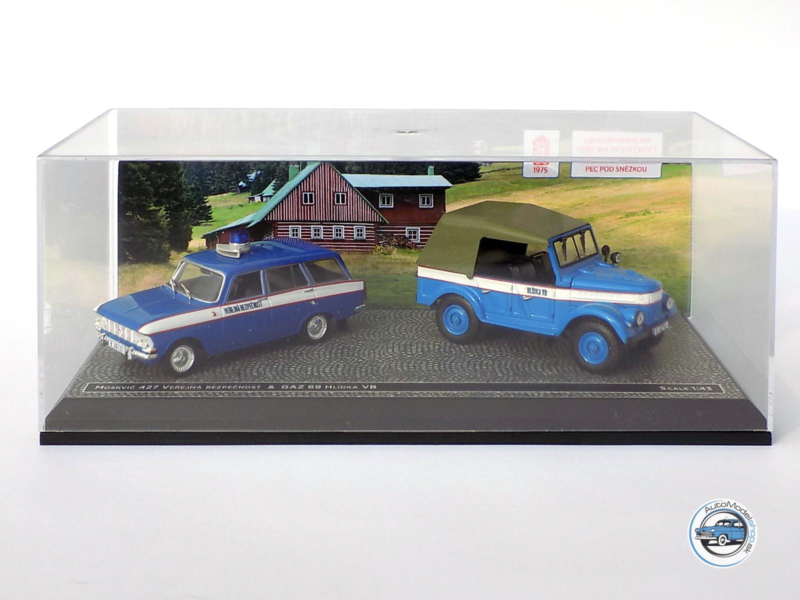 SET MOSKVIČ 427 & GAZ 69A - 1:43 CZECH AUTO LEGEND - Image 8