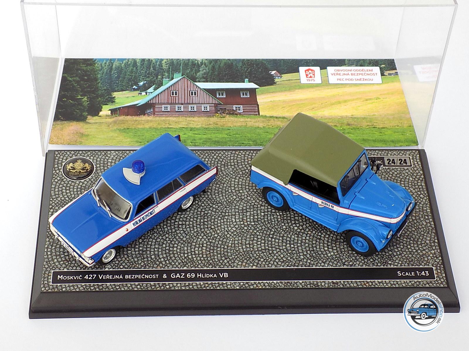 SET MOSKVIČ 427 & GAZ 69A - 1:43 CZECH AUTO LEGEND - Image 9