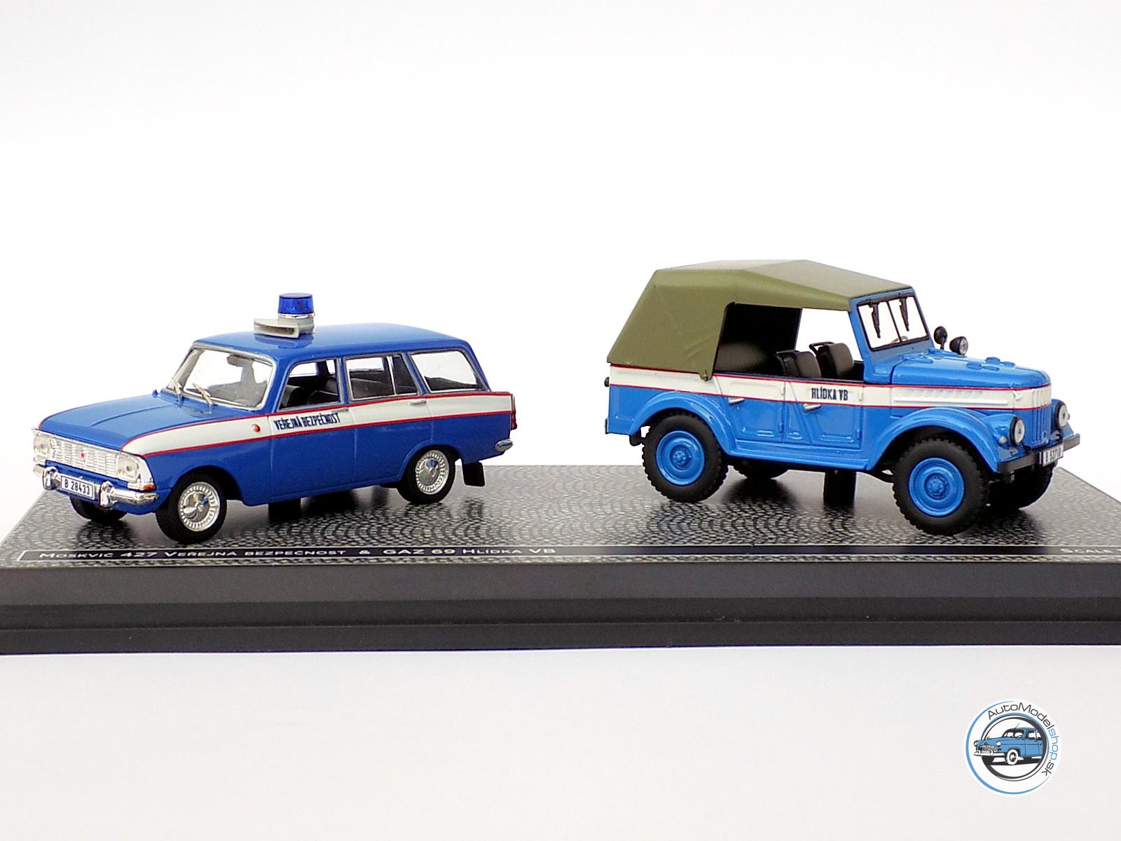 SET MOSKVIČ 427 & GAZ 69A - 1:43 CZECH AUTO LEGEND - Image 5