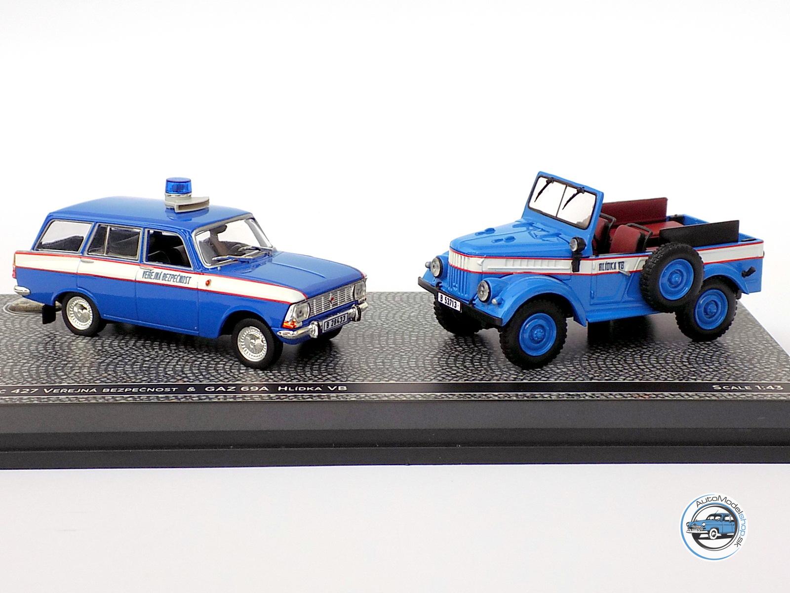 SET MOSKVIČ 427 & GAZ 69 – 1:43 CZECH AUTO LEGEND - Image 3