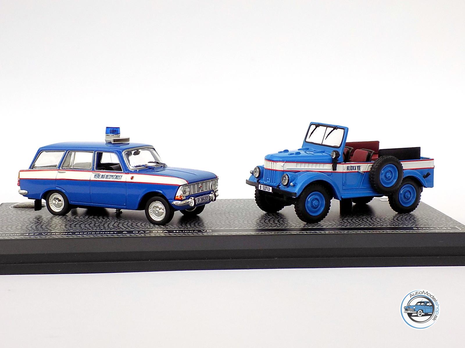 SET MOSKVIČ 427 & GAZ 69 – 1:43 CZECH AUTO LEGEND - Image 6