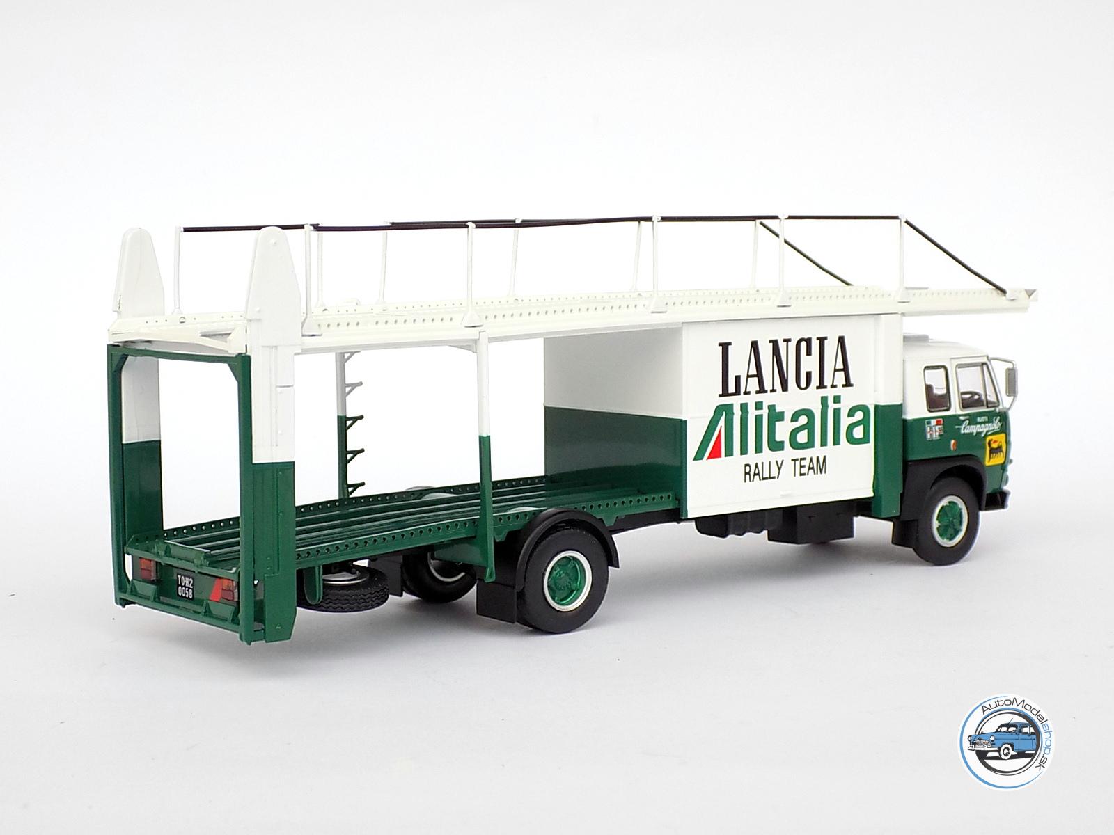 FIAT 673 TRUCK CAR TRANSPORTER TEAM LANCIA ALITALIA 1976 – 1:43 IXO - Image 3