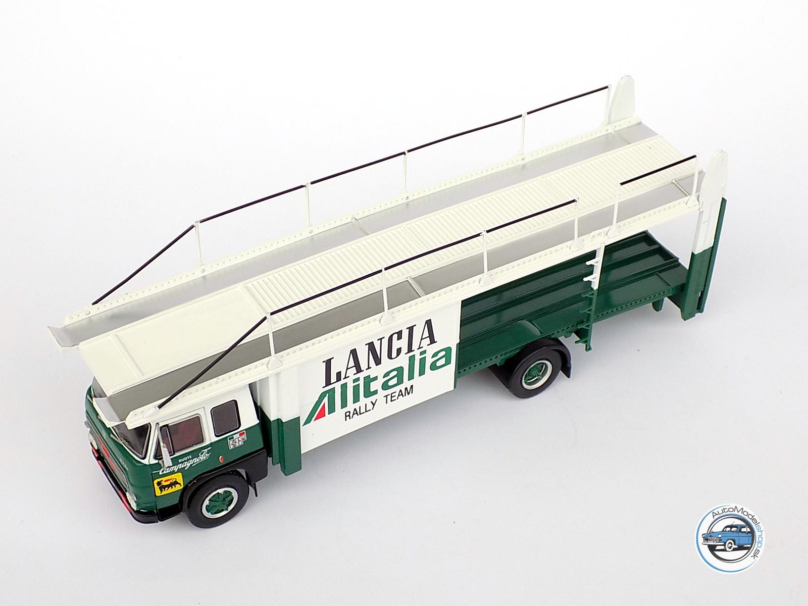FIAT 673 TRUCK CAR TRANSPORTER TEAM LANCIA ALITALIA 1976 – 1:43 IXO - Image 5