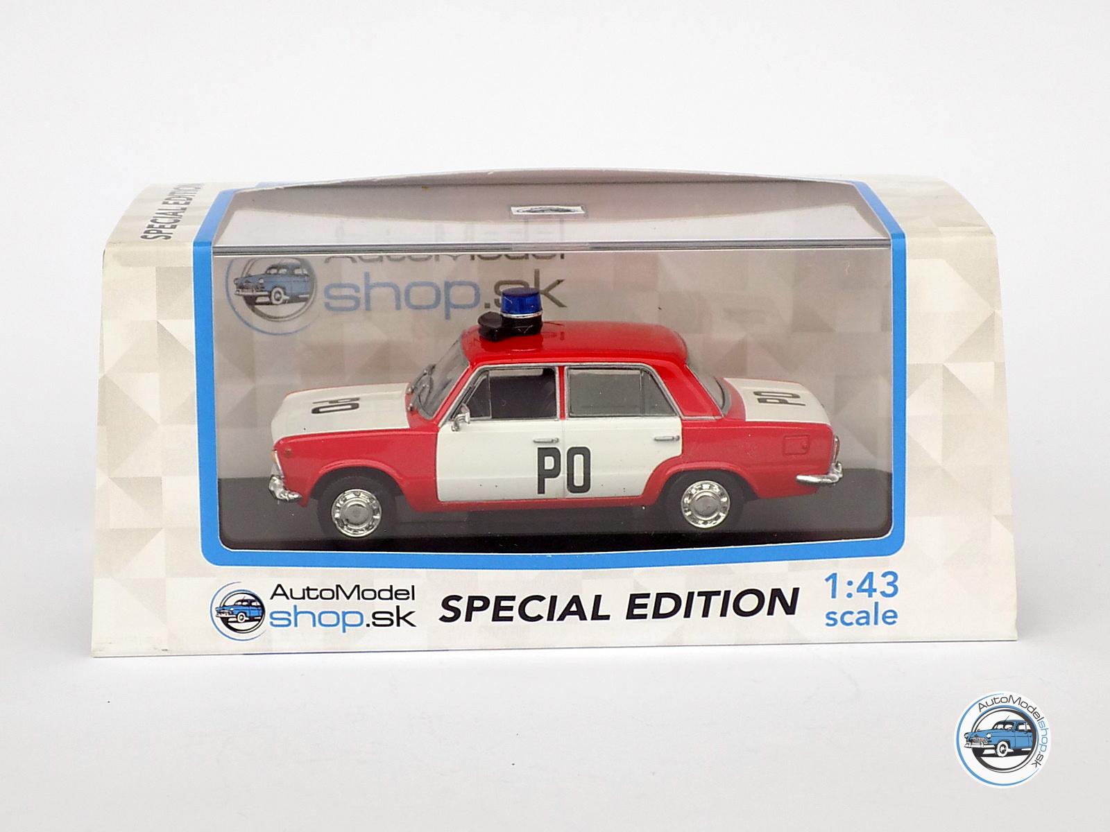 FIAT 125p - HASIČI / Požiarna ochrana Louny - Veliteľské vozidlo - 1:43 Automodelshop - Image 4