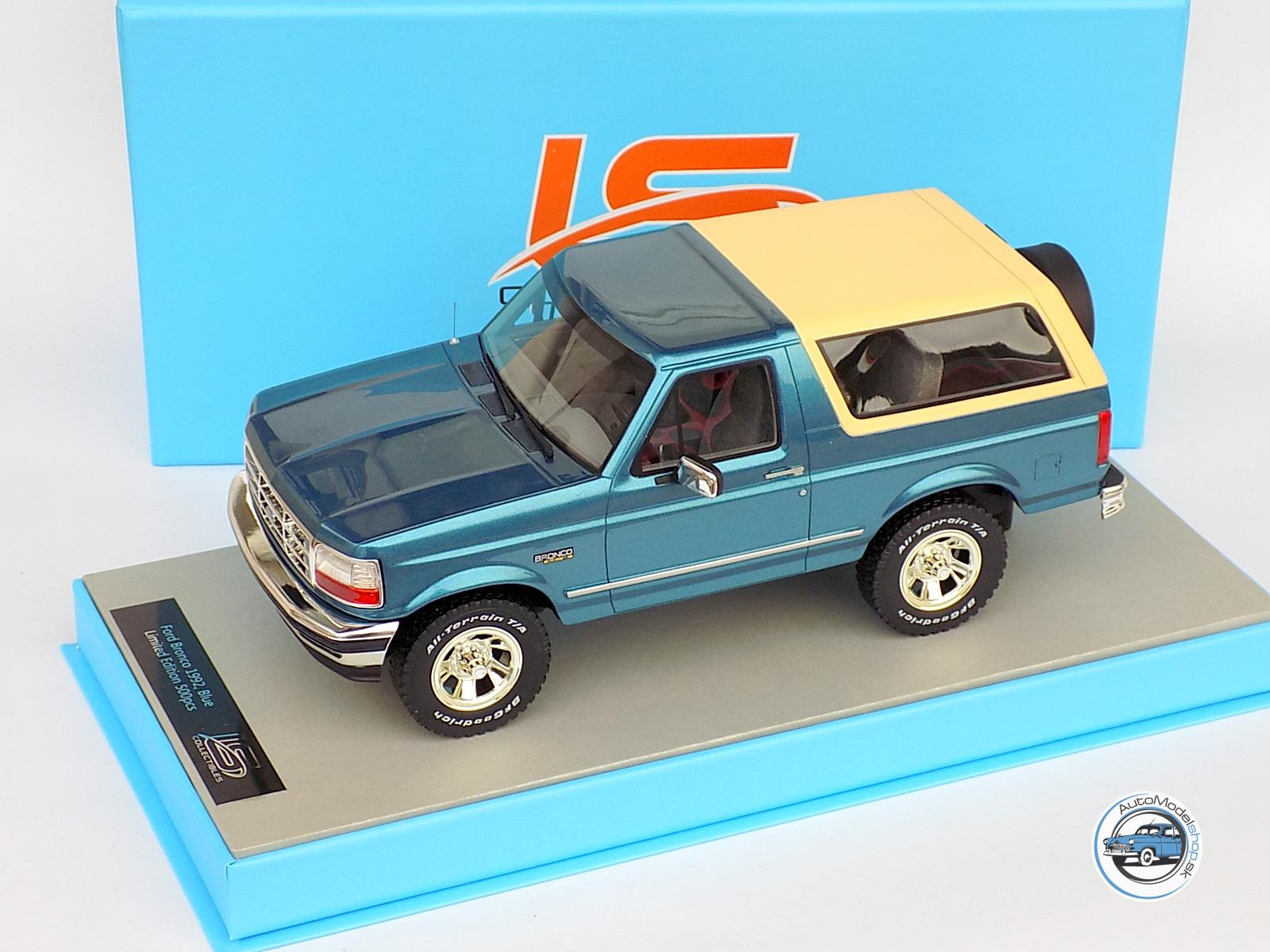 FORD BRONCO 4X4 HARD-TOP CLOSED 1992 - 1:18 LS-COLLECTIBLES