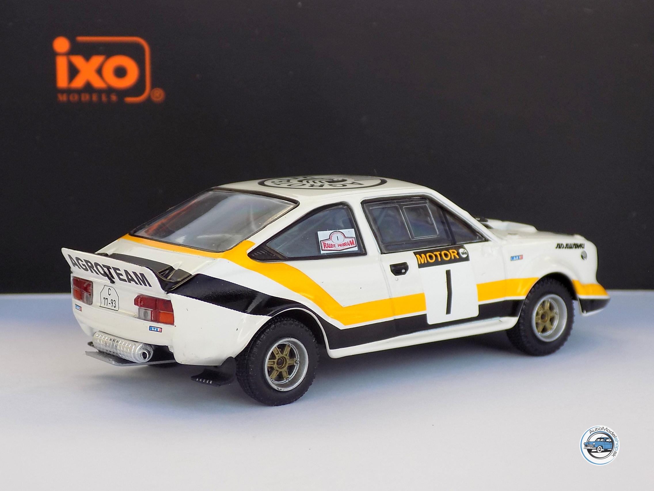 ŠKODA 160RS MTX N 1 RALLY PRIBRAM 1984 V.BLAHNA - P.SCHOVANEK - 1:43 IXO