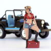 Figúrka Western dievča - 1:18 American diorama