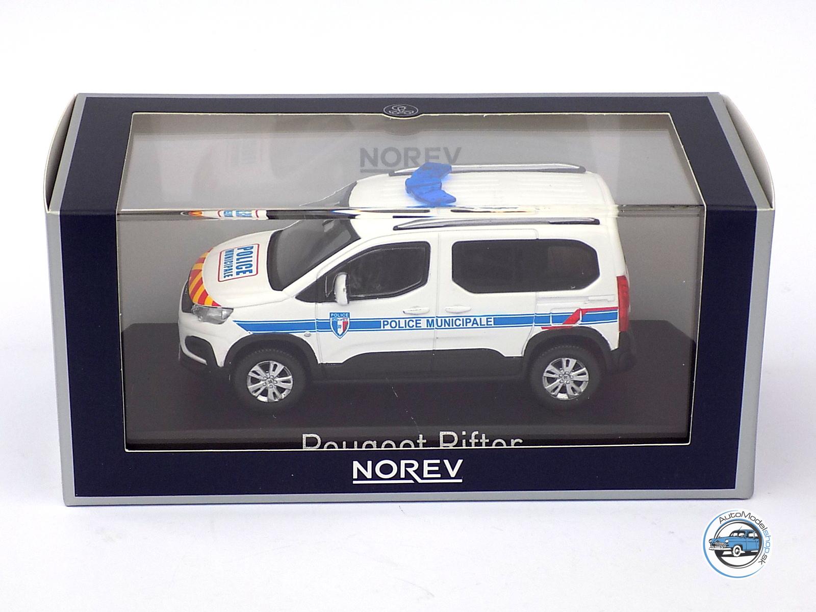 PEUGEOT RIFTER POLICE MUNICIPALE 2019 - 1:43 NOREV - Image 4