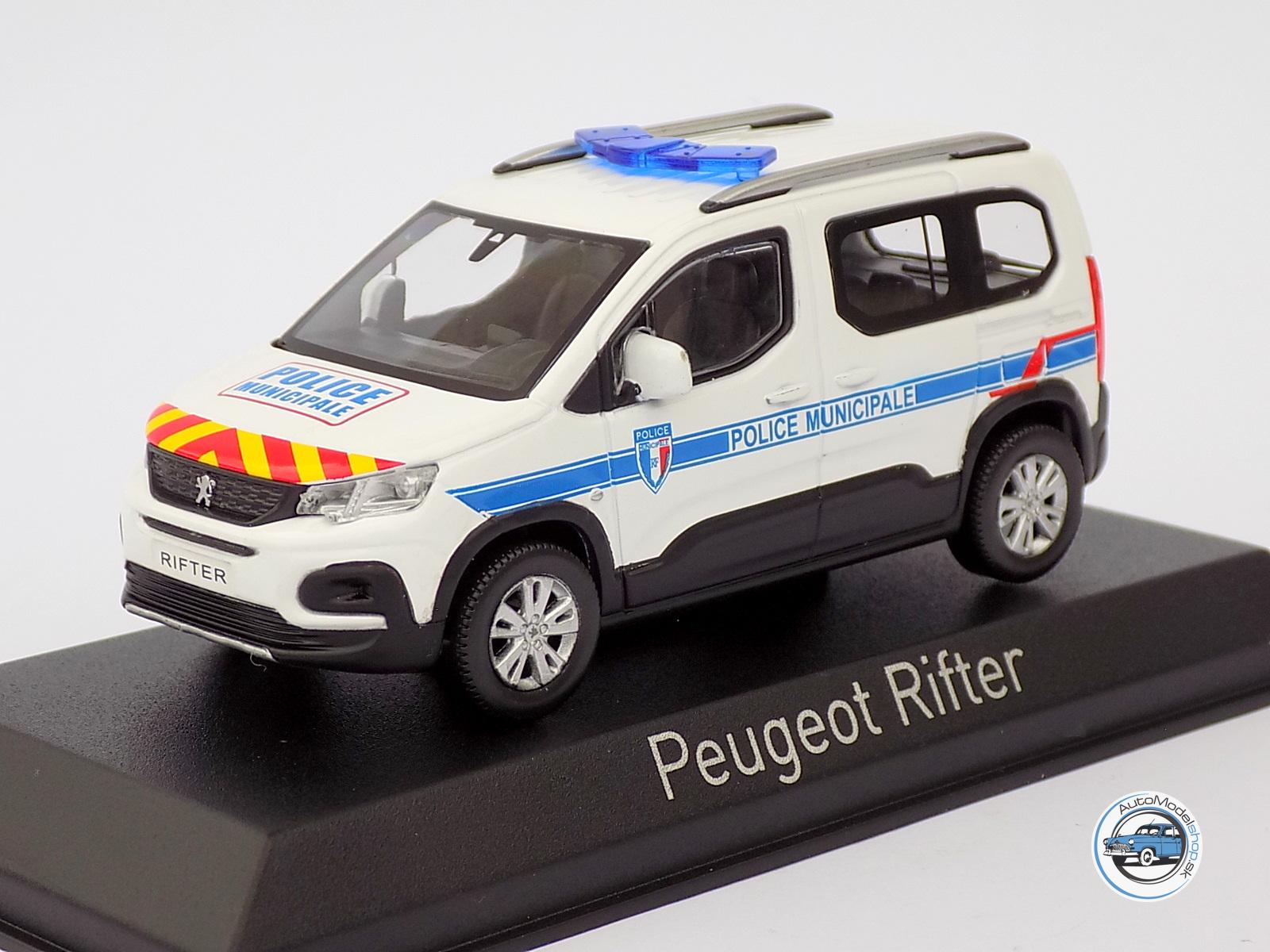 PEUGEOT RIFTER POLICE MUNICIPALE 2019 - 1:43 NOREV - Image 2