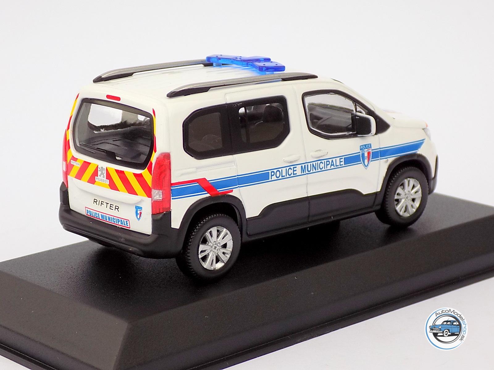 PEUGEOT RIFTER POLICE MUNICIPALE 2019 - 1:43 NOREV - Image 3