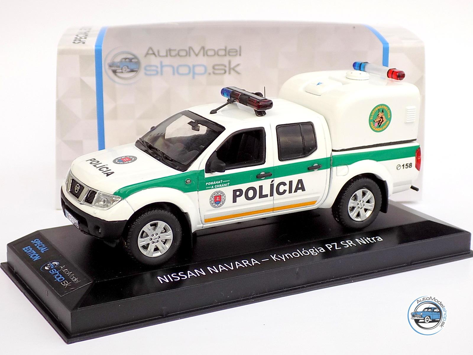 NISSAN NAVARA POLÍCIA SR - Oddelenie služobnej kynológie PZ SR v Nitre - 1:43