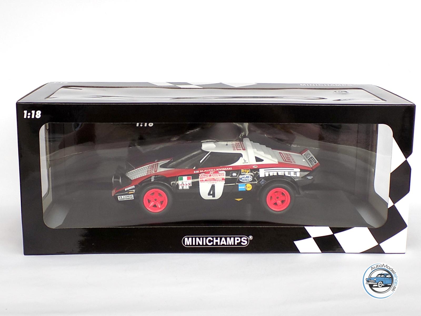 LANCIA STRATOS HF PIRELLI N 4 WINNER RALLY SANREMO 1978 M.ALEN - L.KIVIMAKI - 1:18 MINICHAMPS - Image 7
