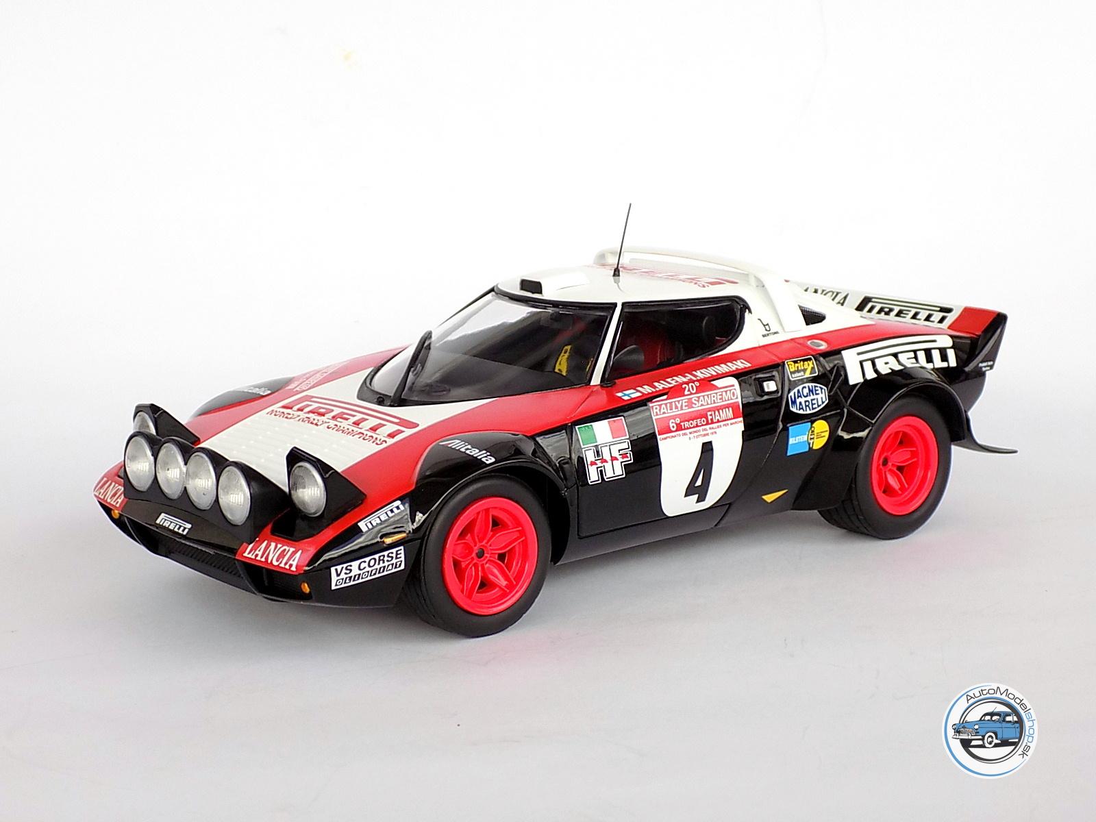 LANCIA STRATOS HF PIRELLI N 4 WINNER RALLY SANREMO 1978 M.ALEN - L.KIVIMAKI - 1:18 MINICHAMPS - Image 2
