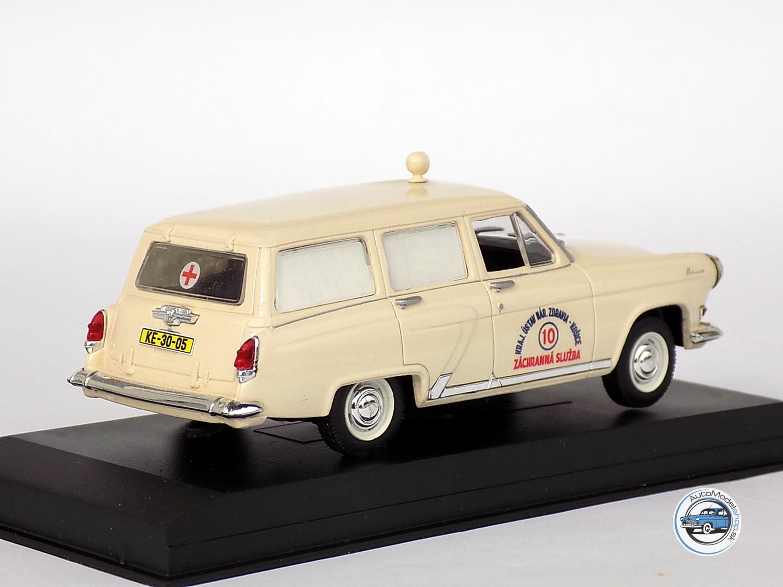 VOLGA GAZ M22 AMBULANCE Záchranné vozidlo  - Krajský ústav národného zdravia Košice - 1:43 - Image 3