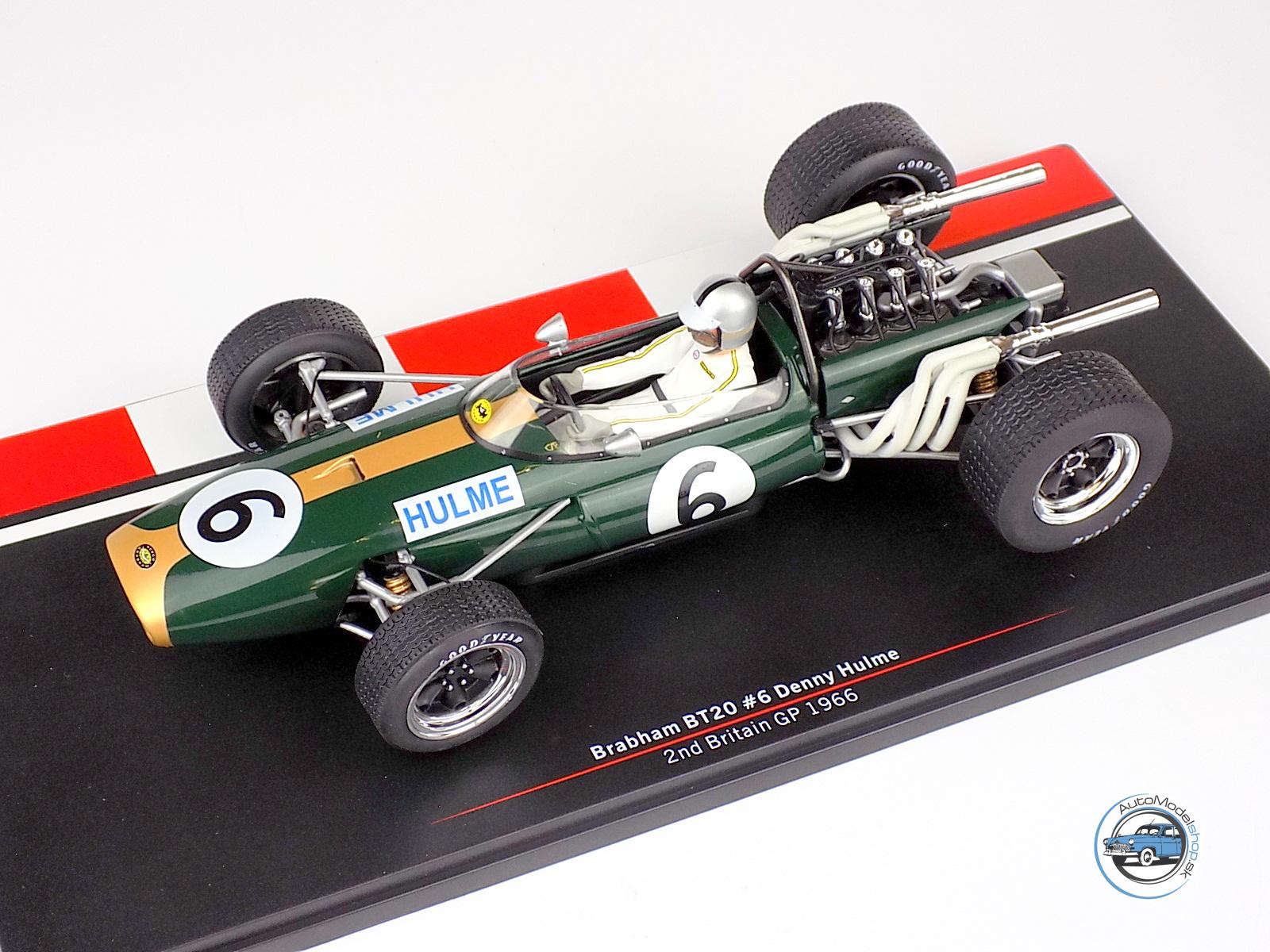 BRABHAM F1 BT20 No6 2nd BRITISH GP 1966 DENNY HULME - 1:18 MCG - Image 5
