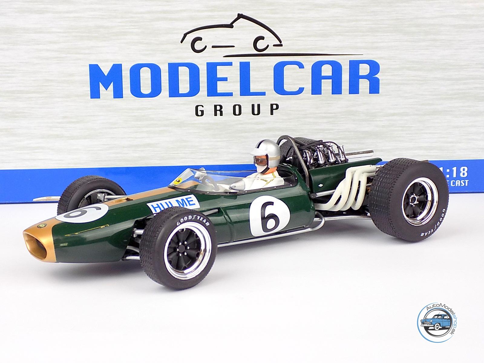 BRABHAM F1 BT20 No6 2nd BRITISH GP 1966 DENNY HULME - 1:18 MCG