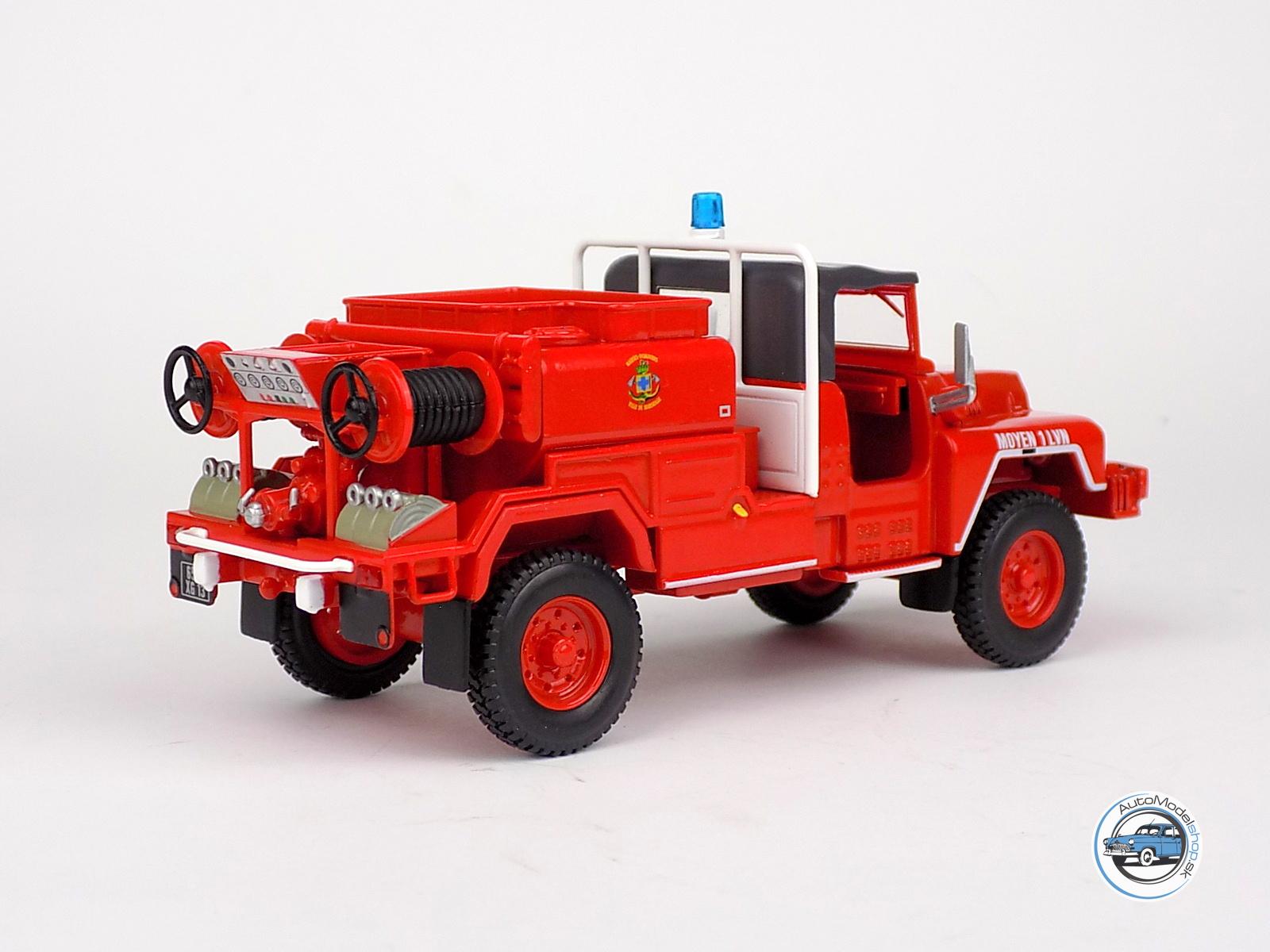 ACMAT TPK 4x4 CISTERNA - HASIČI TALIANSKO 1985 - 1:43 Hachette - Image 2